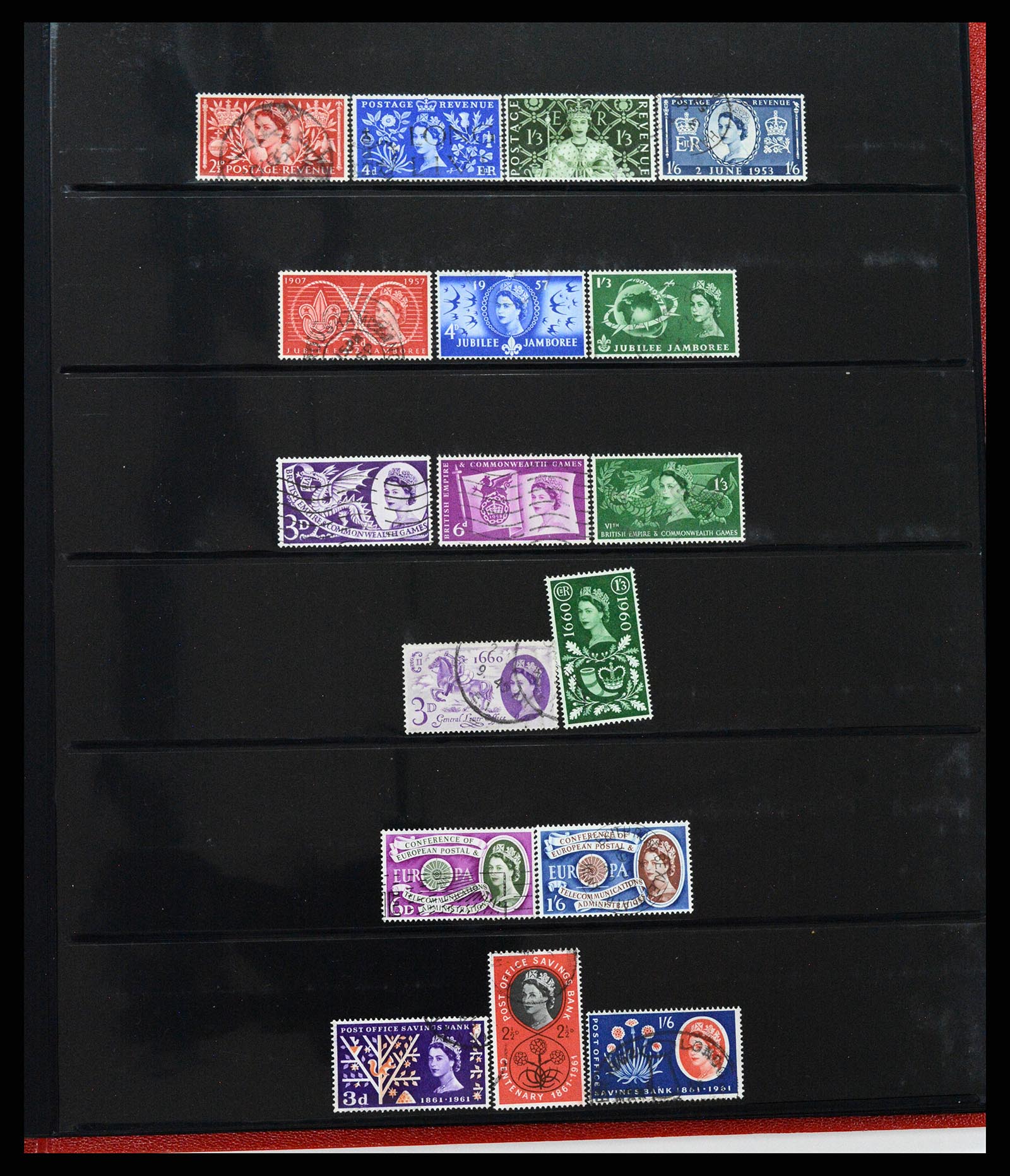 37278 016 - Postzegelverzameling 37278 Engeland 1840-1976.