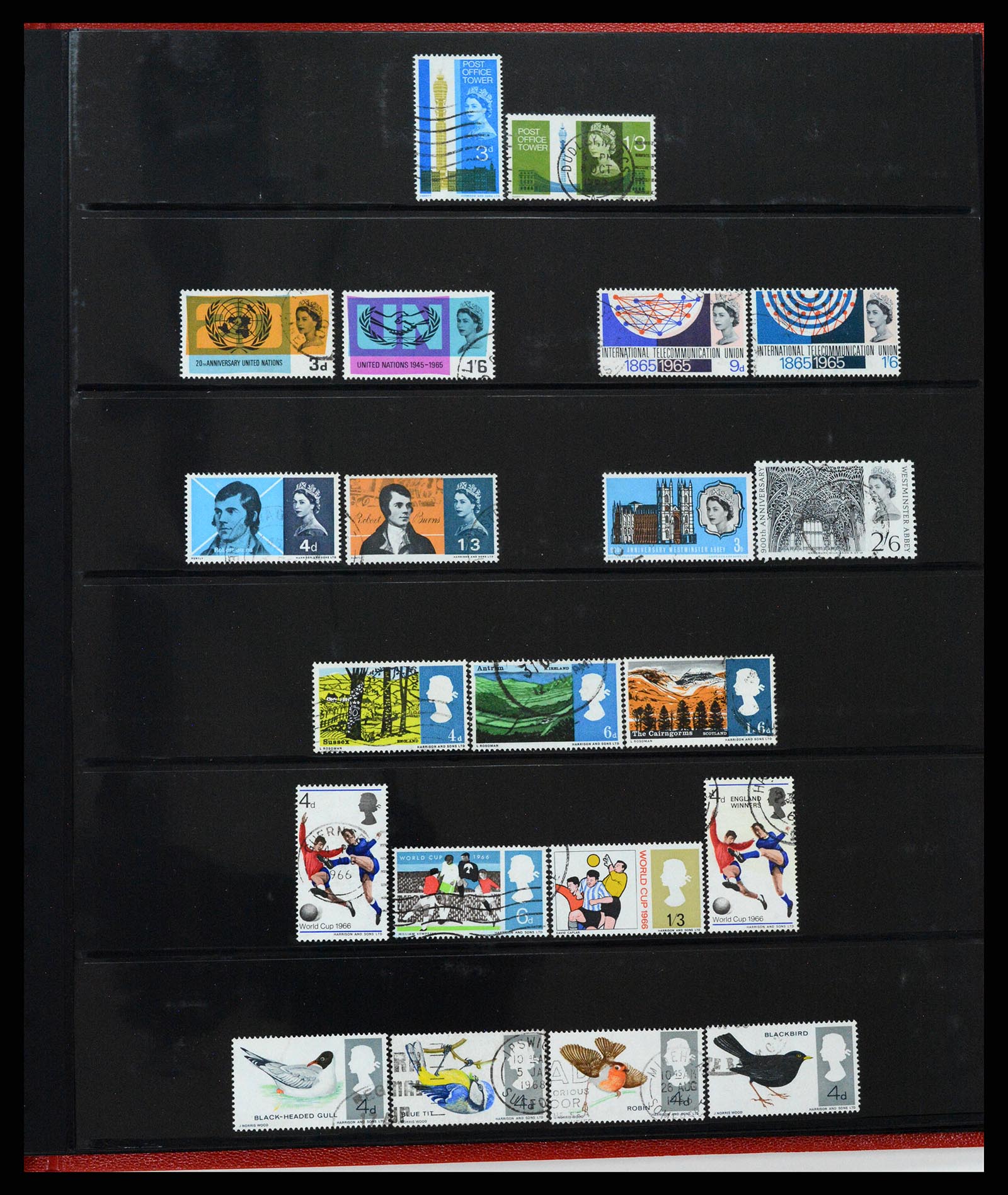 37278 020 - Postzegelverzameling 37278 Engeland 1840-1976.