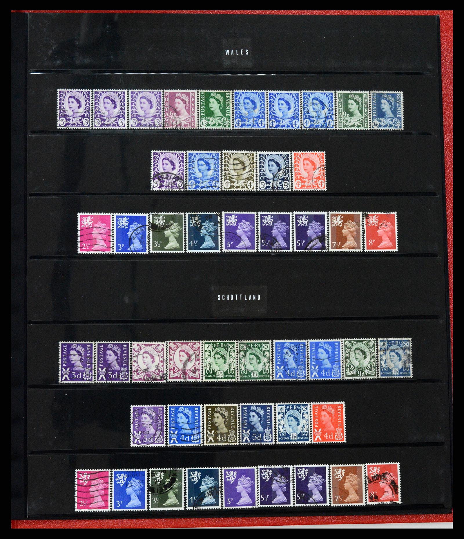 37278 041 - Postzegelverzameling 37278 Engeland 1840-1976.