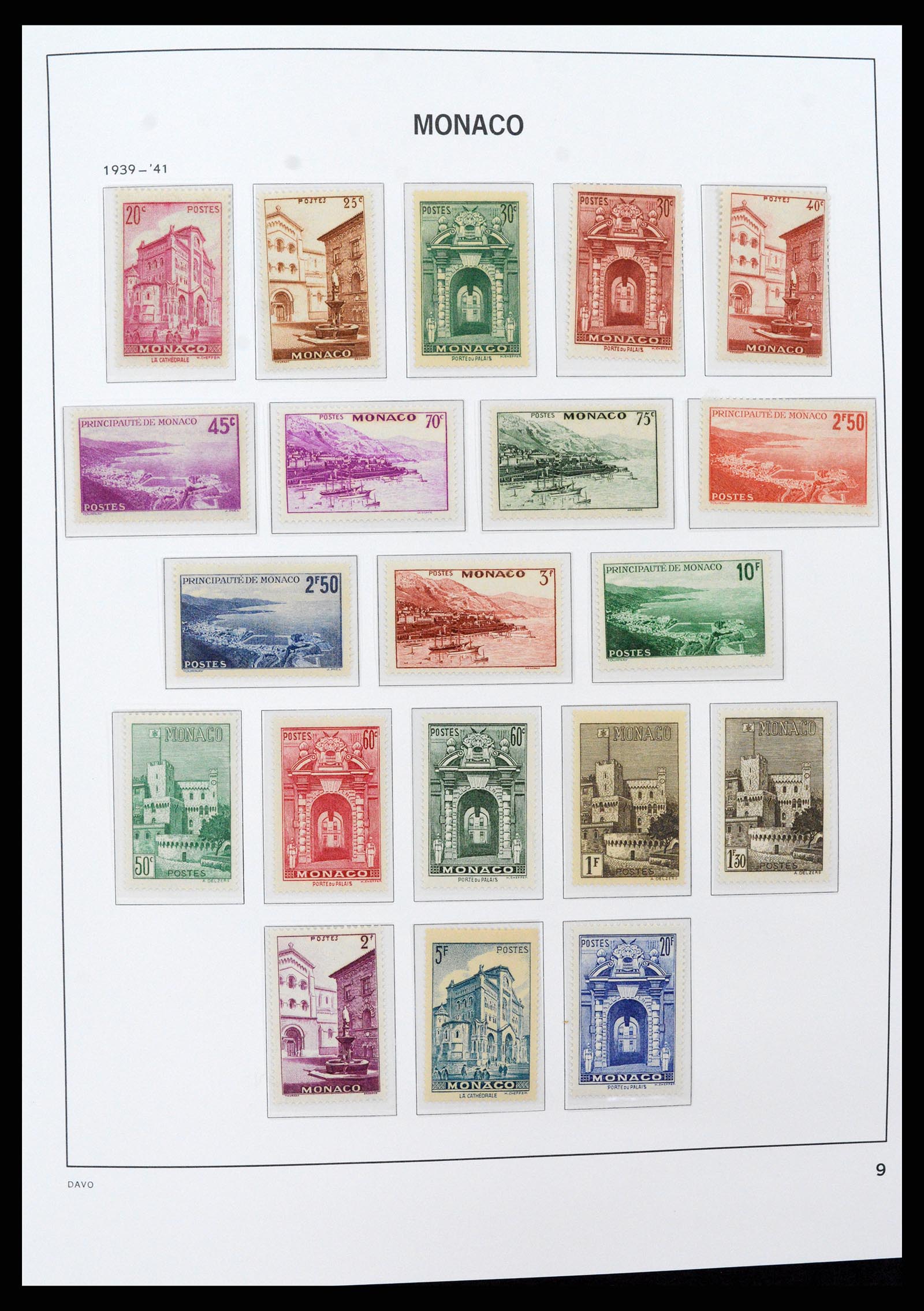 37279 009 - Postzegelverzameling 37279 Monaco 1885-1969.