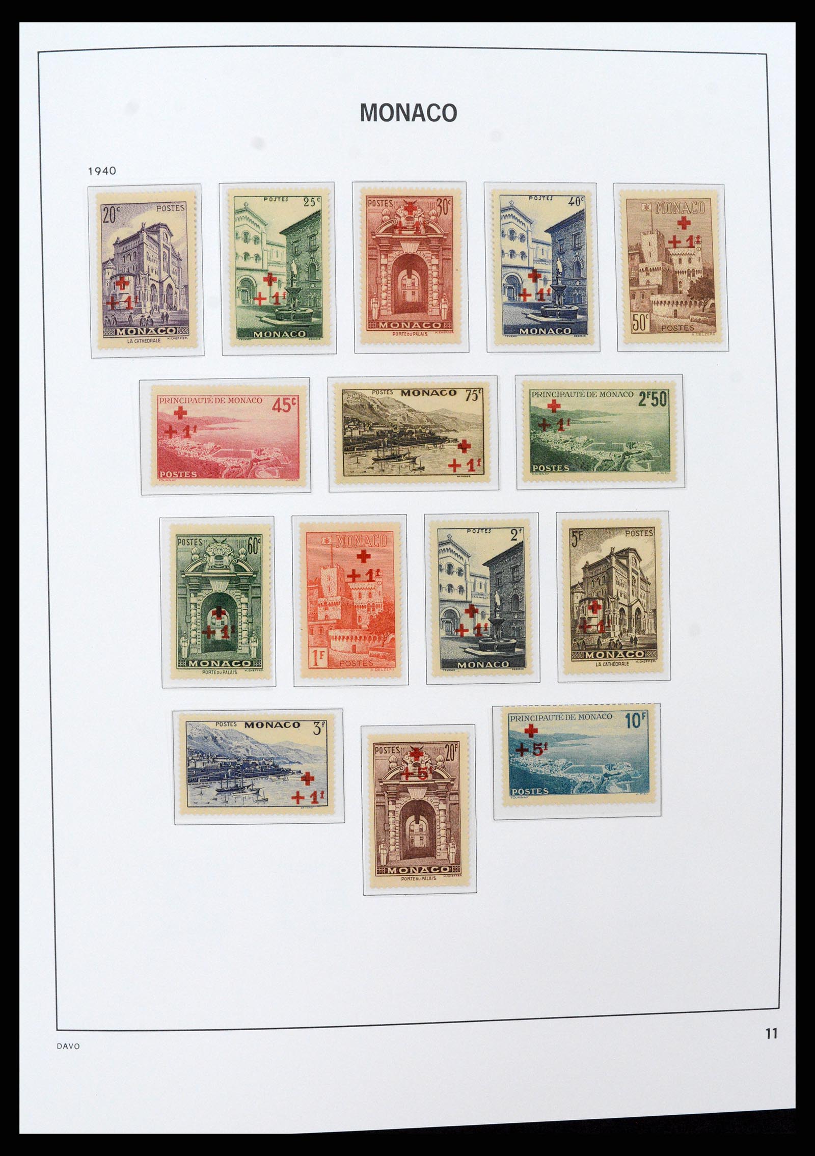 37279 011 - Postzegelverzameling 37279 Monaco 1885-1969.