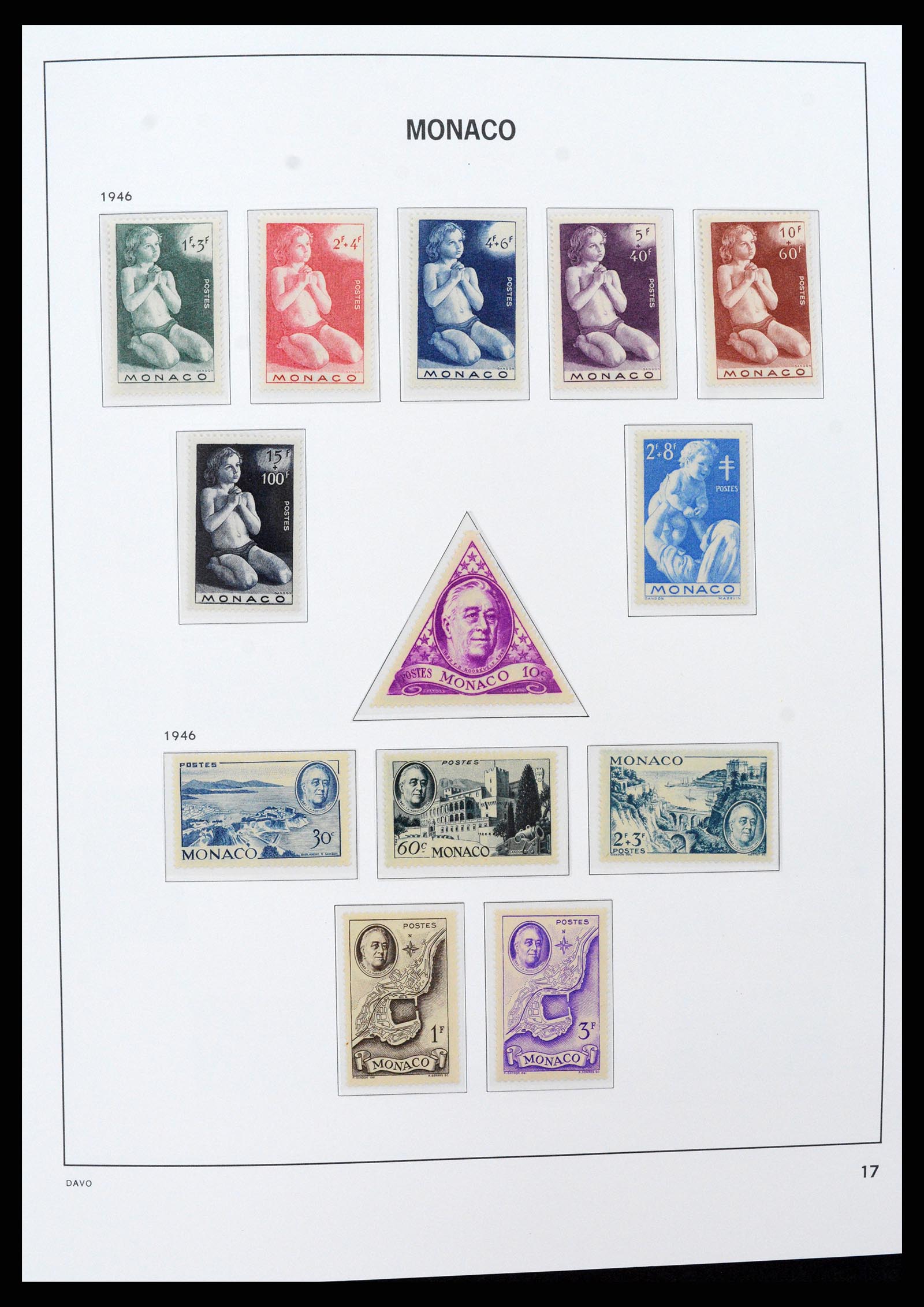 37279 017 - Postzegelverzameling 37279 Monaco 1885-1969.