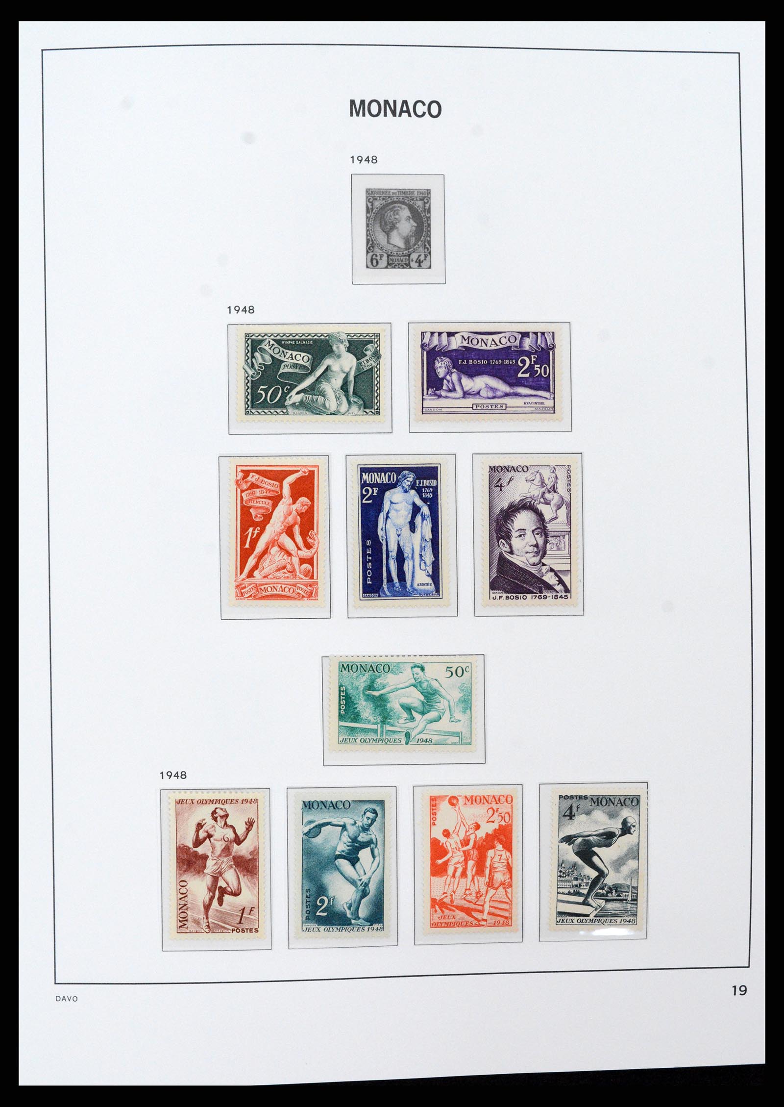 37279 019 - Postzegelverzameling 37279 Monaco 1885-1969.