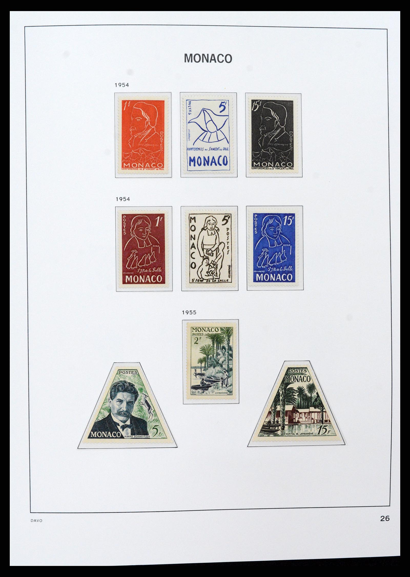37279 026 - Postzegelverzameling 37279 Monaco 1885-1969.