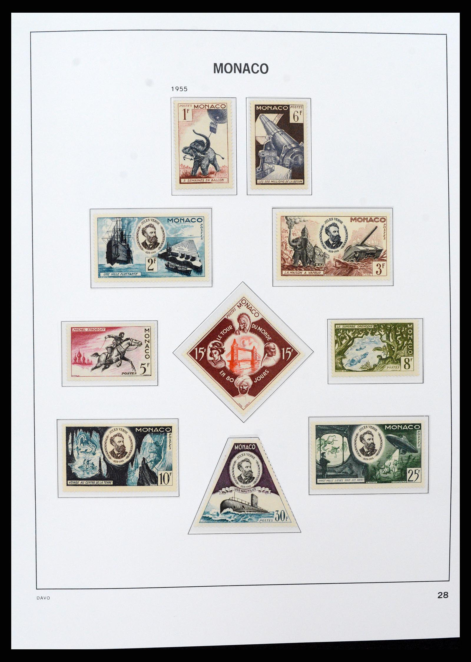 37279 028 - Postzegelverzameling 37279 Monaco 1885-1969.