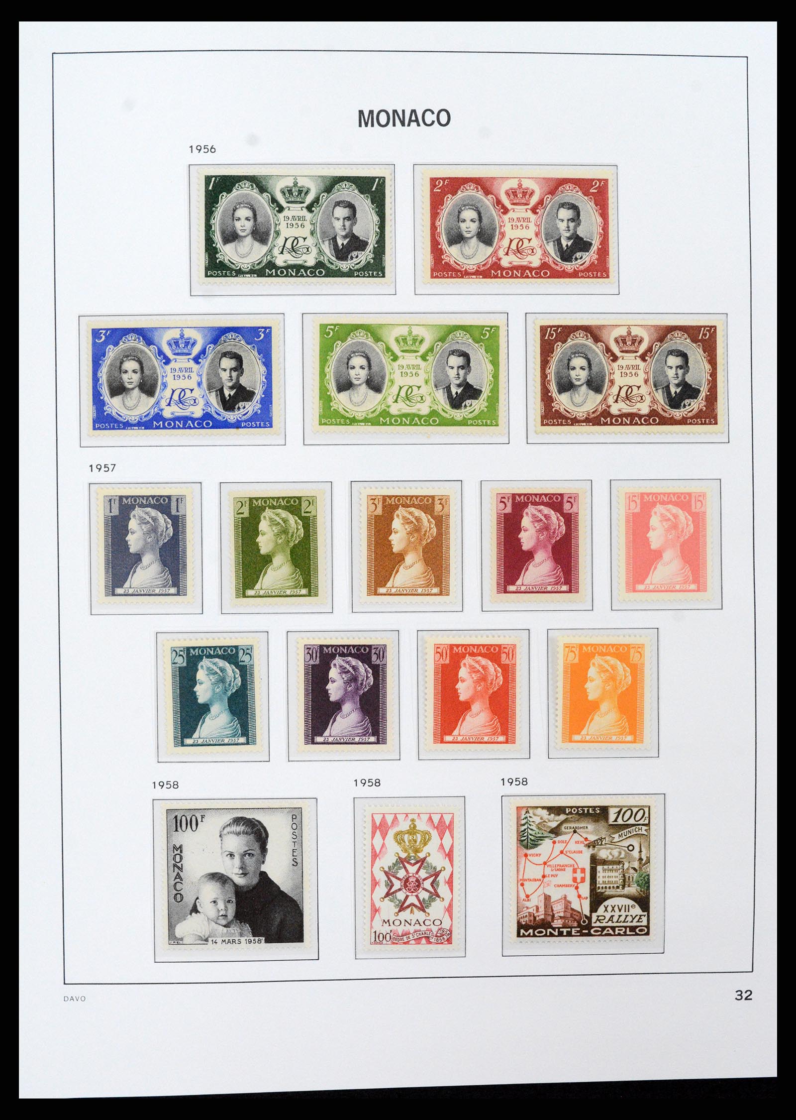 37279 032 - Postzegelverzameling 37279 Monaco 1885-1969.