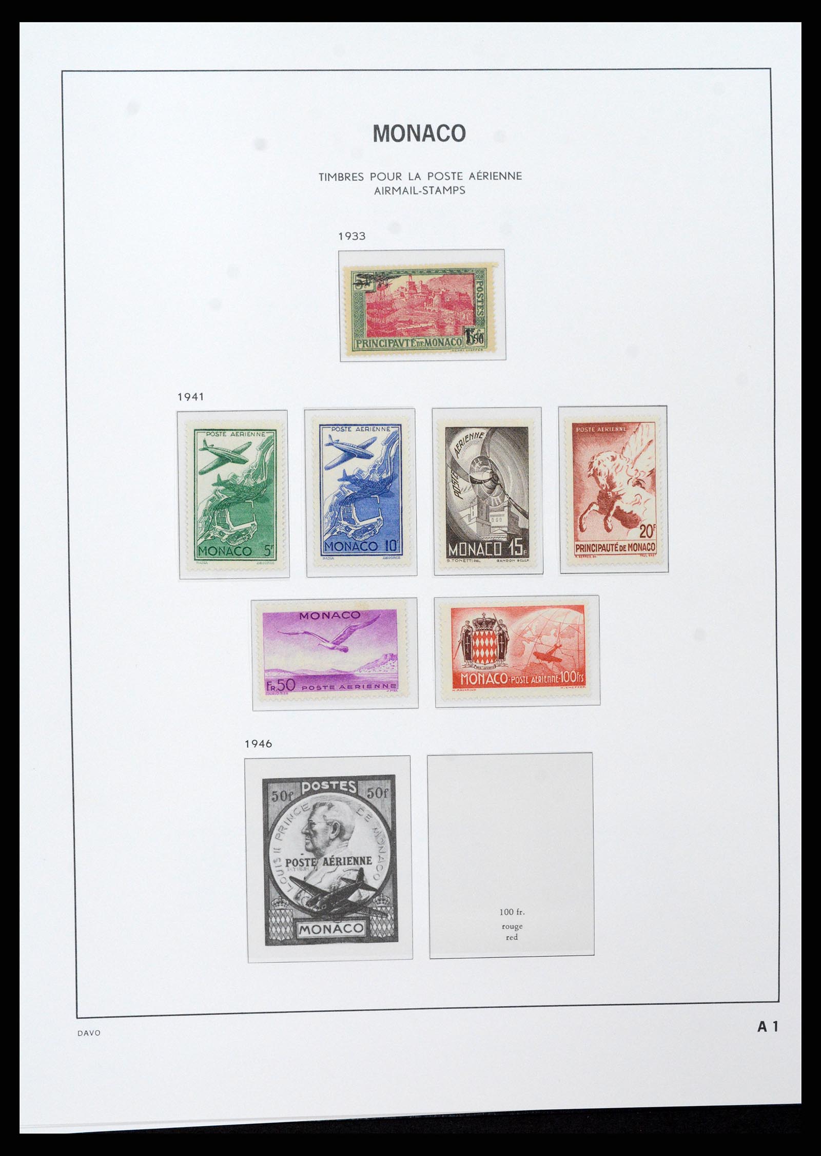 37279 058 - Postzegelverzameling 37279 Monaco 1885-1969.