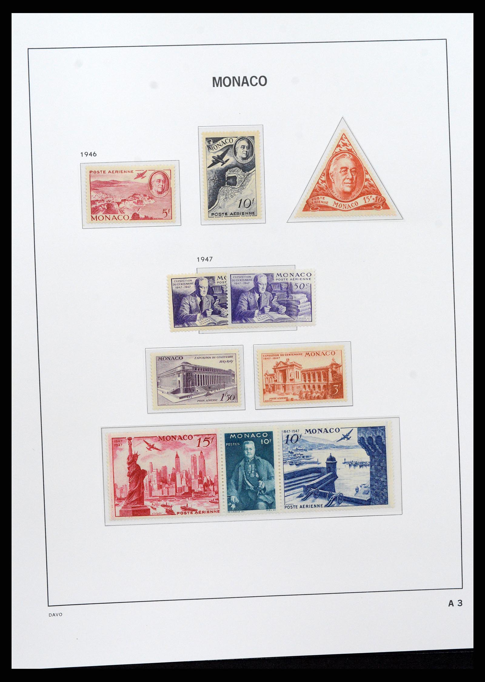 37279 060 - Postzegelverzameling 37279 Monaco 1885-1969.