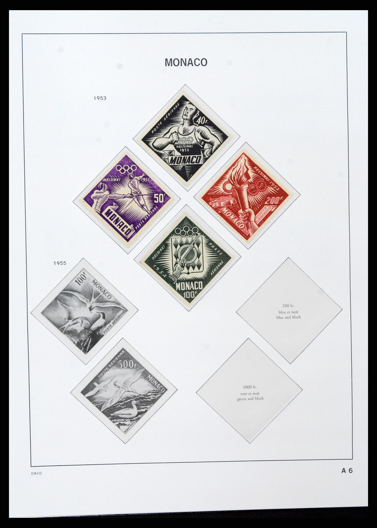 37279 063 - Postzegelverzameling 37279 Monaco 1885-1969.
