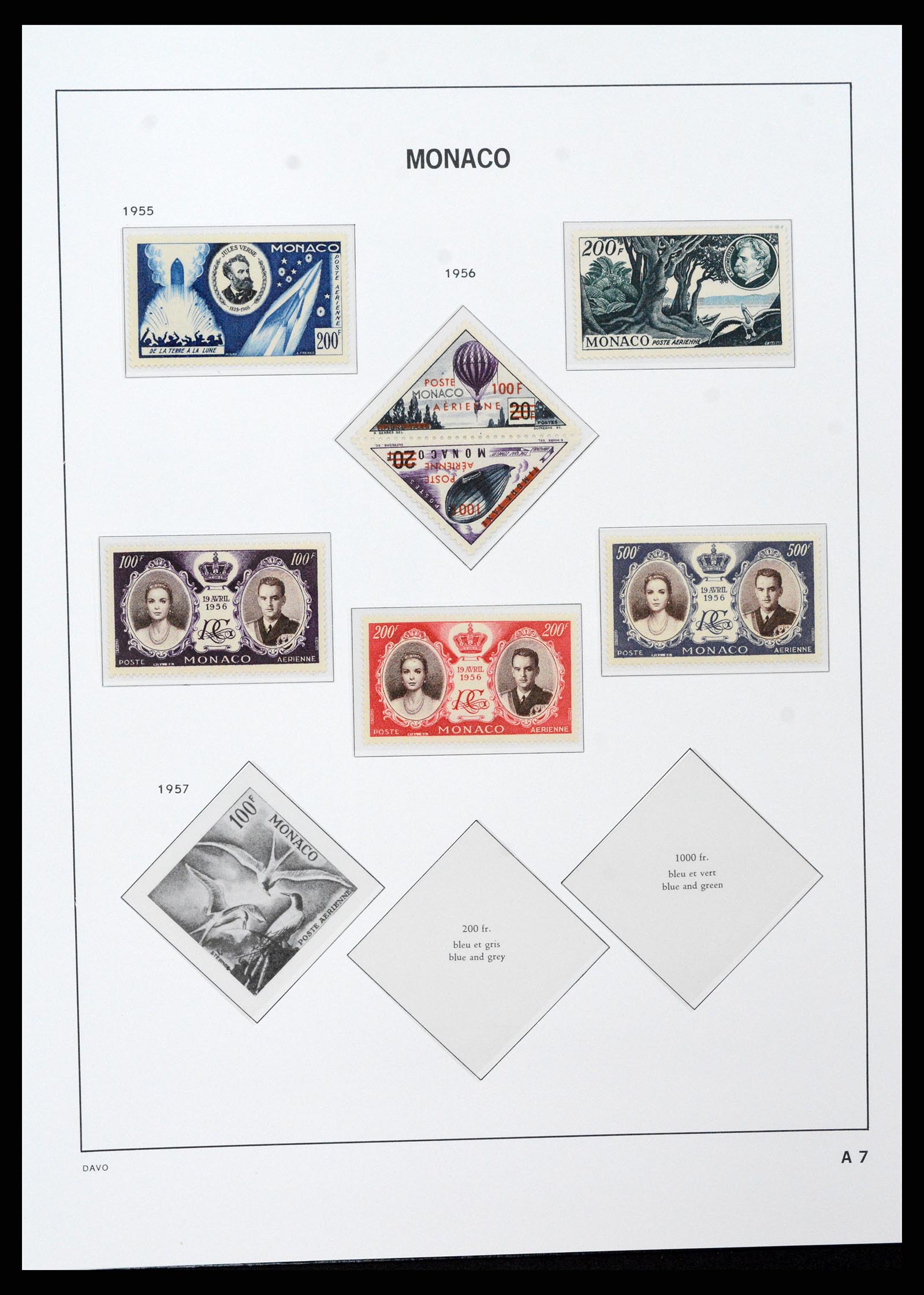 37279 064 - Postzegelverzameling 37279 Monaco 1885-1969.