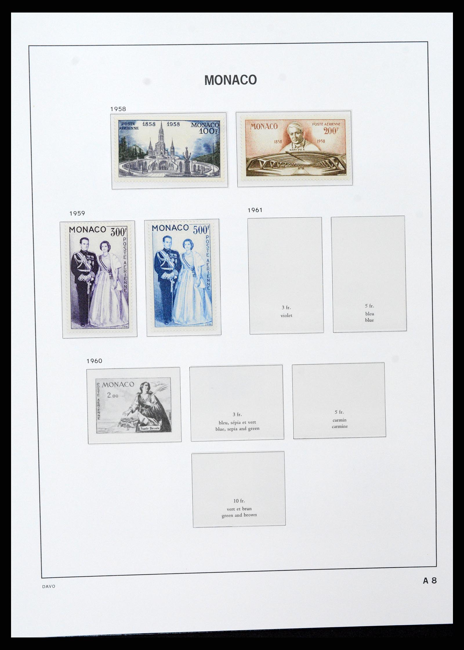 37279 065 - Postzegelverzameling 37279 Monaco 1885-1969.