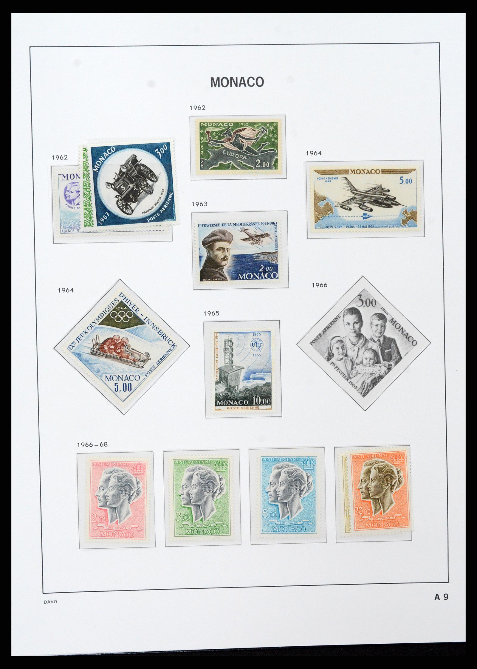 37279 066 - Postzegelverzameling 37279 Monaco 1885-1969.