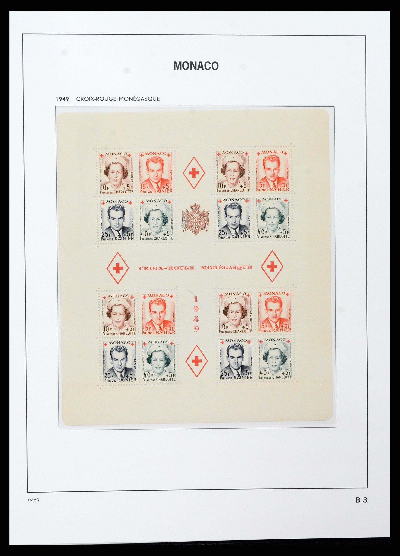 37279 069 - Postzegelverzameling 37279 Monaco 1885-1969.