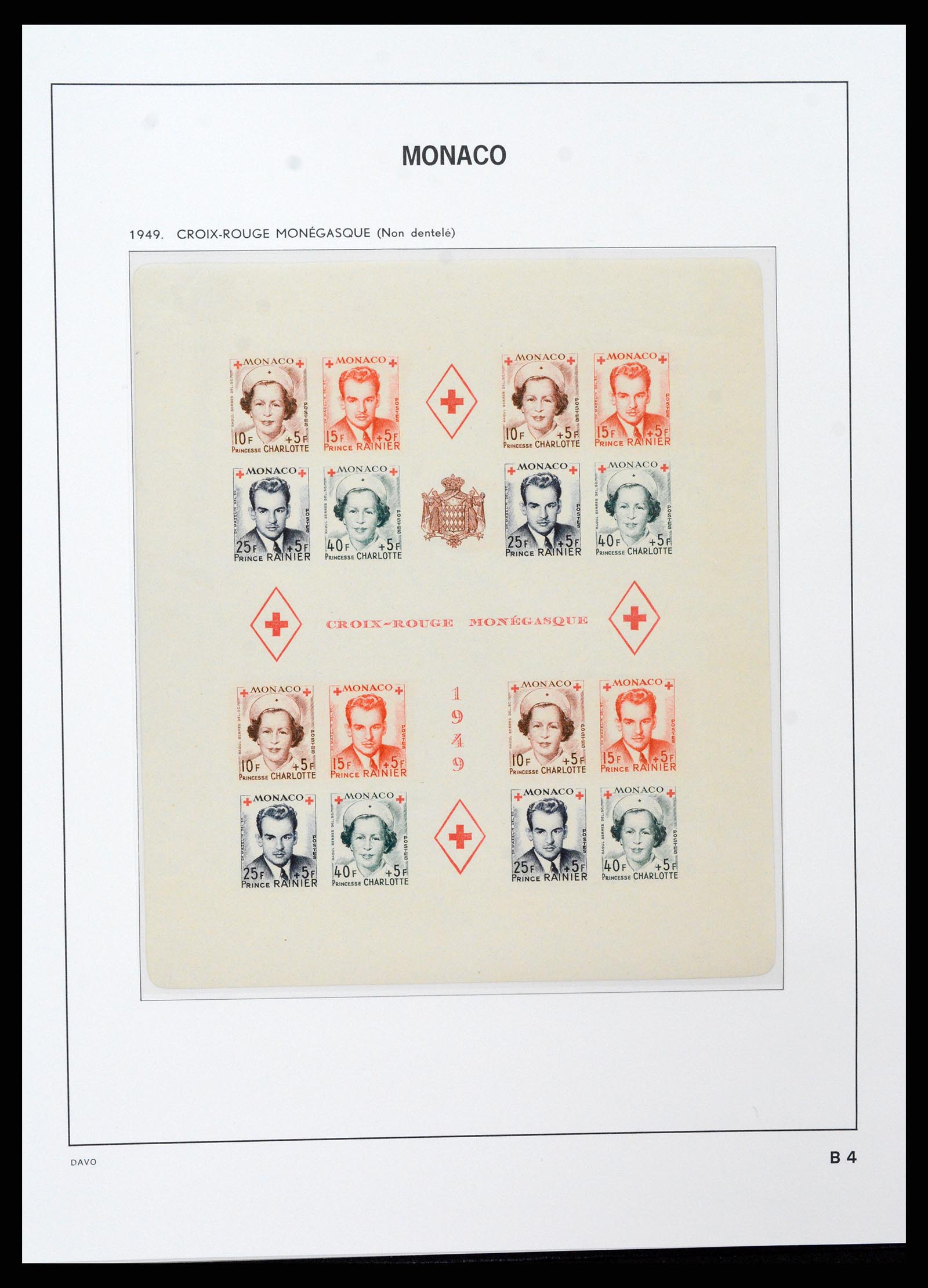 37279 070 - Postzegelverzameling 37279 Monaco 1885-1969.