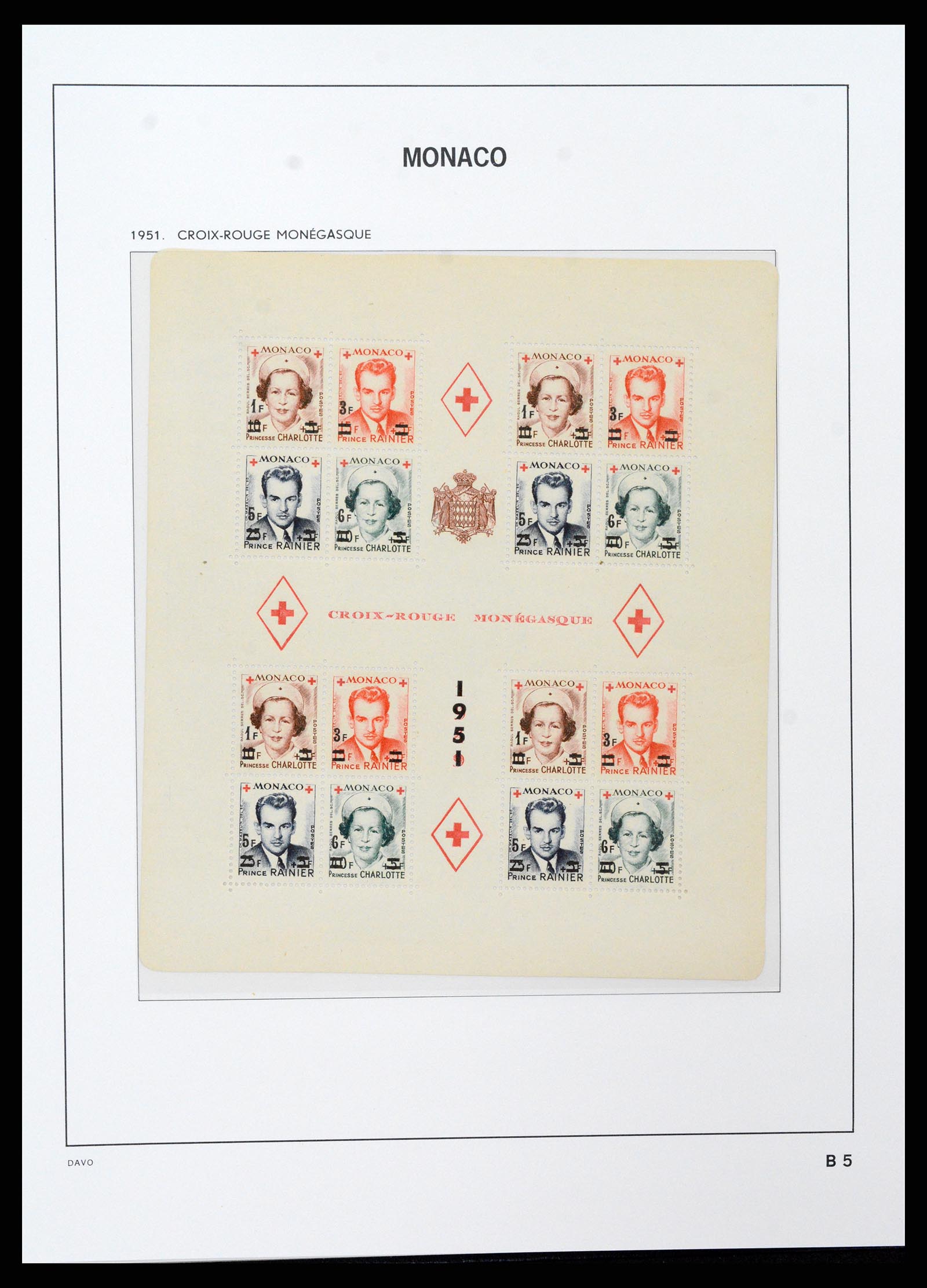 37279 071 - Postzegelverzameling 37279 Monaco 1885-1969.