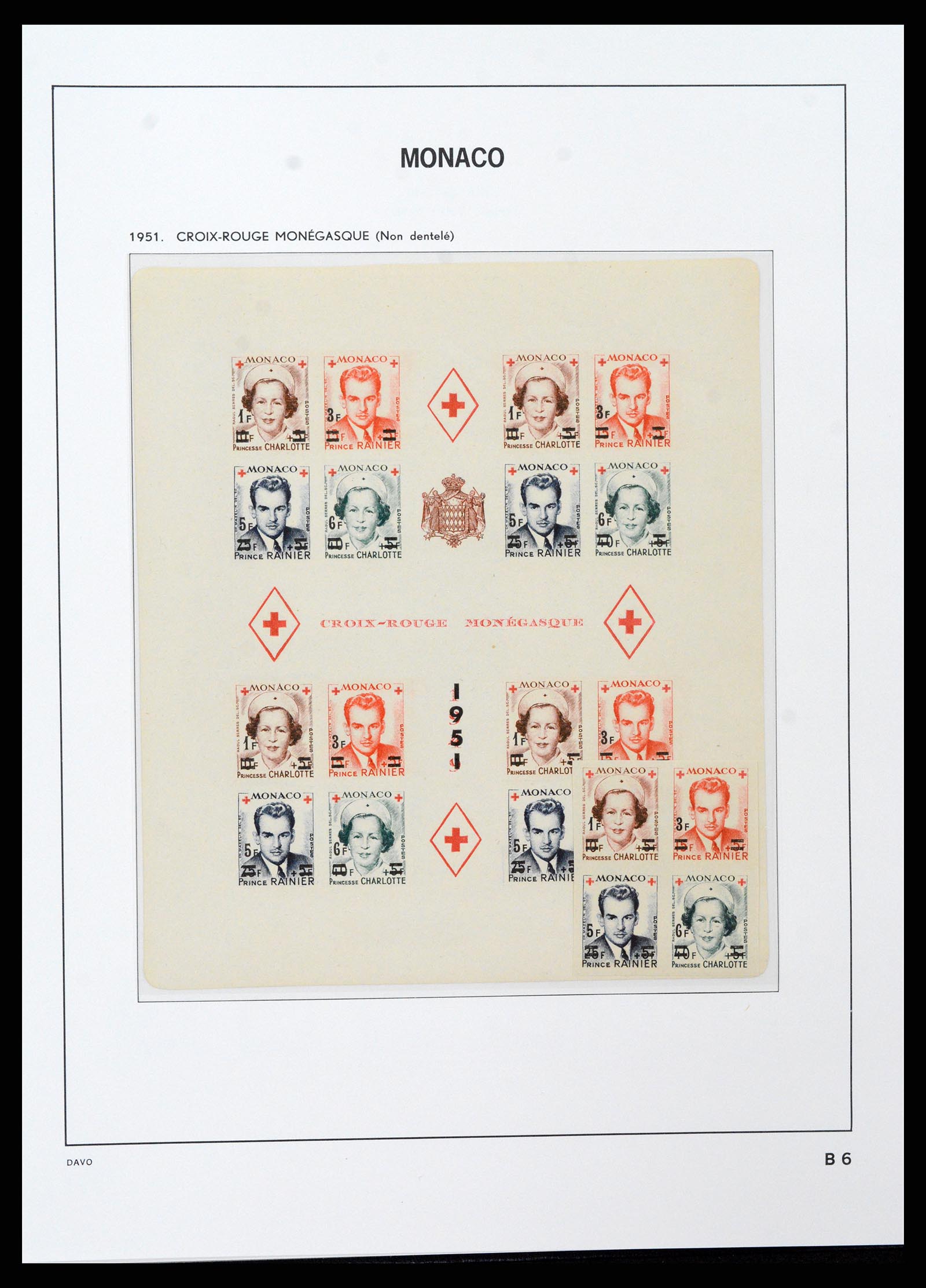 37279 072 - Postzegelverzameling 37279 Monaco 1885-1969.