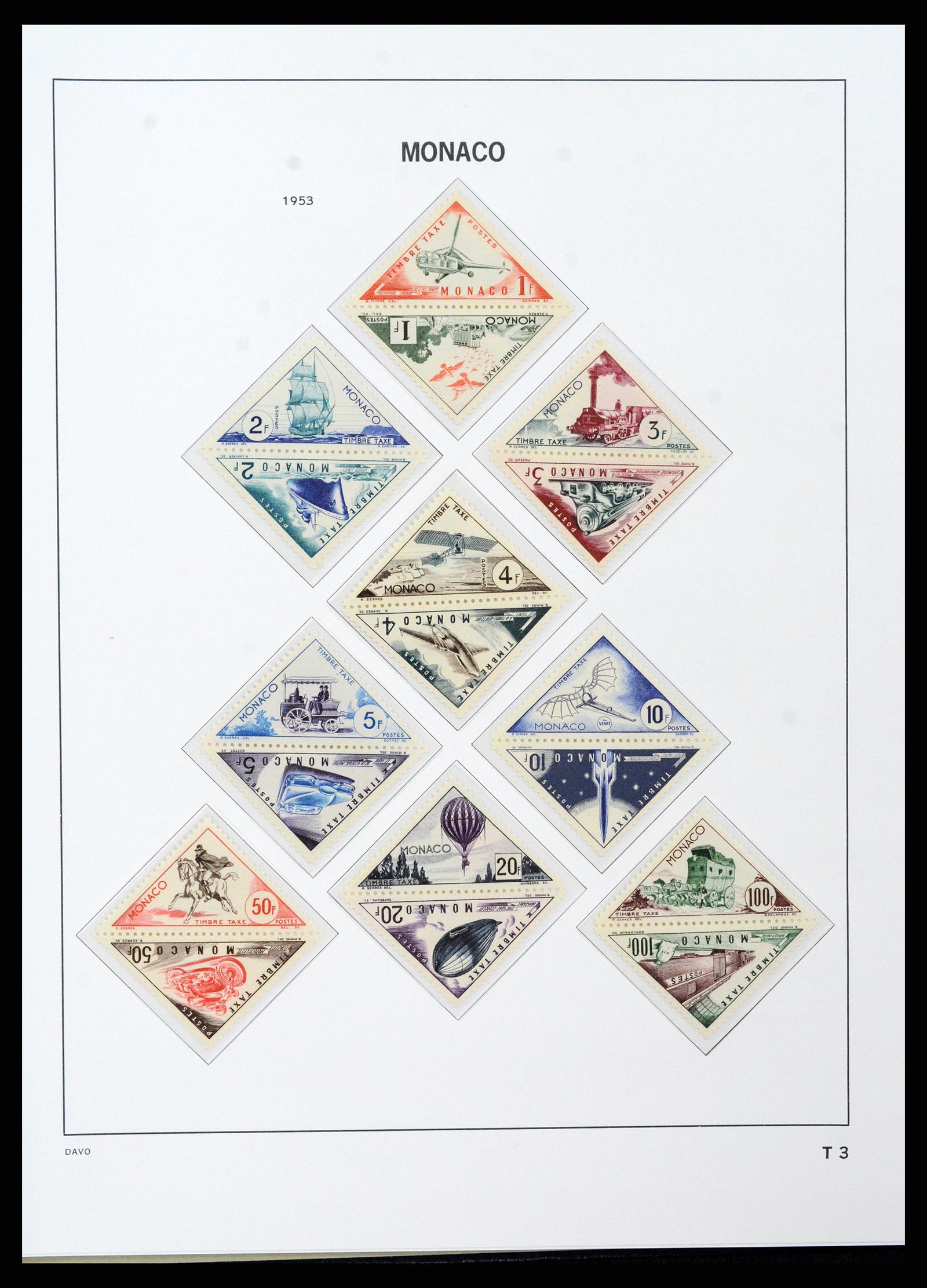 37279 075 - Postzegelverzameling 37279 Monaco 1885-1969.