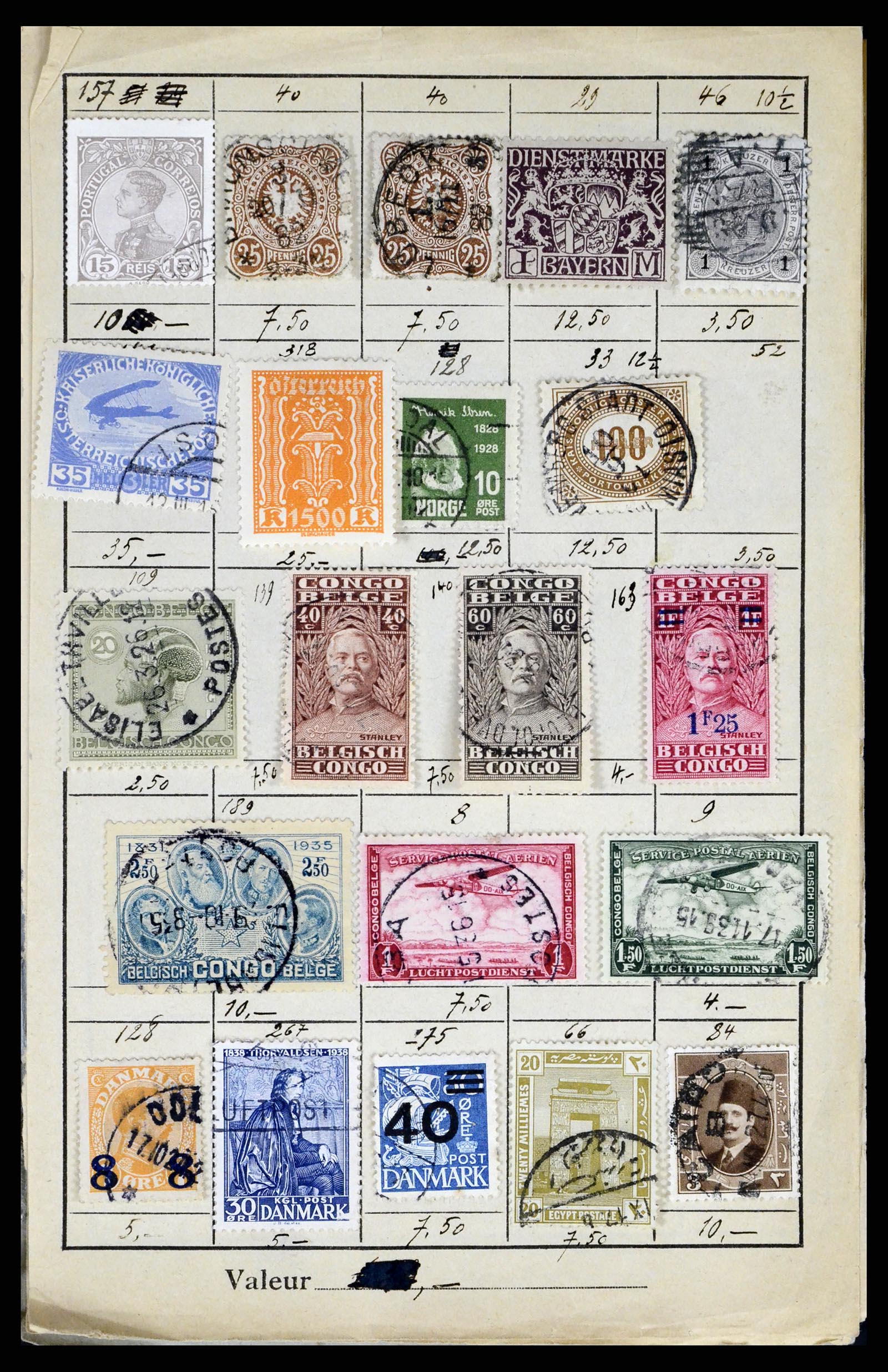 37280 005 - Postzegelverzameling 37280 Wereld klassiek 1840-1900.