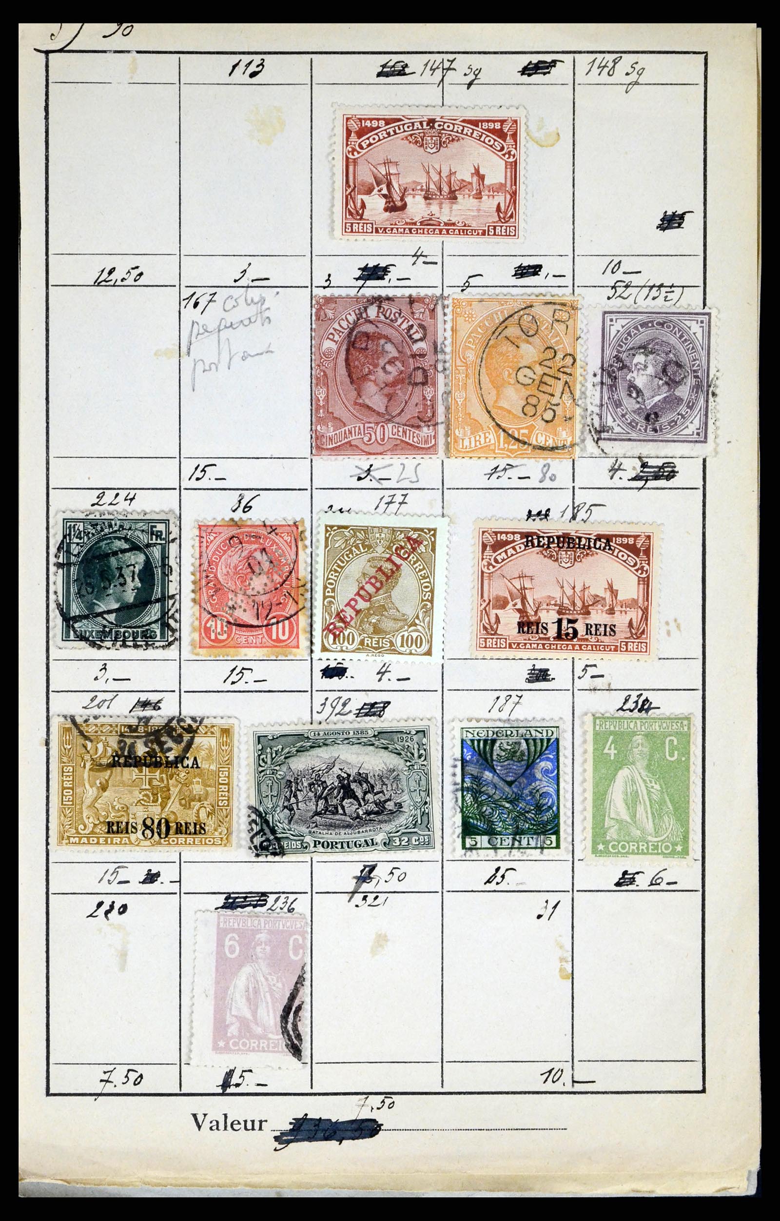 37280 007 - Postzegelverzameling 37280 Wereld klassiek 1840-1900.