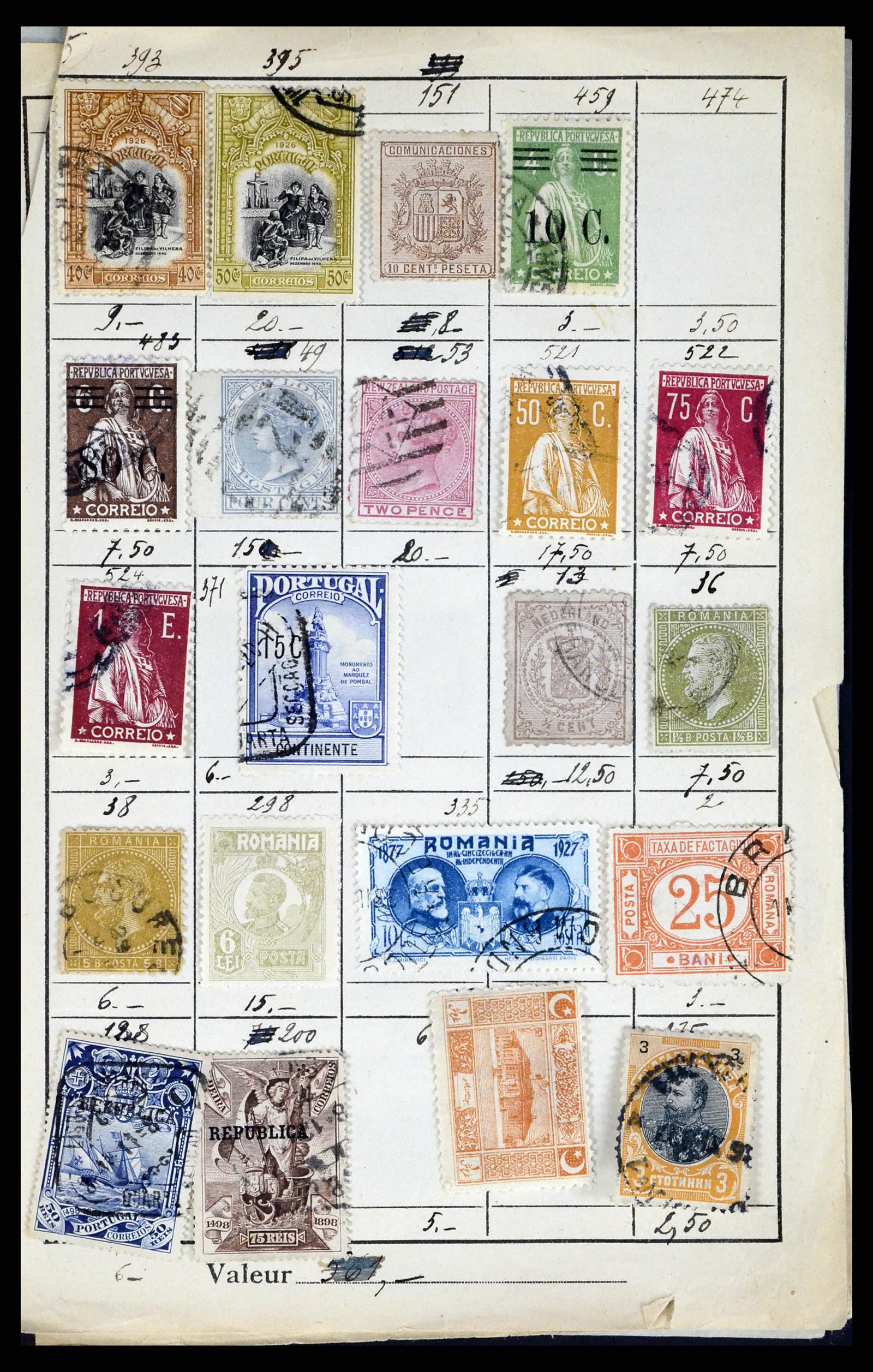 37280 008 - Postzegelverzameling 37280 Wereld klassiek 1840-1900.