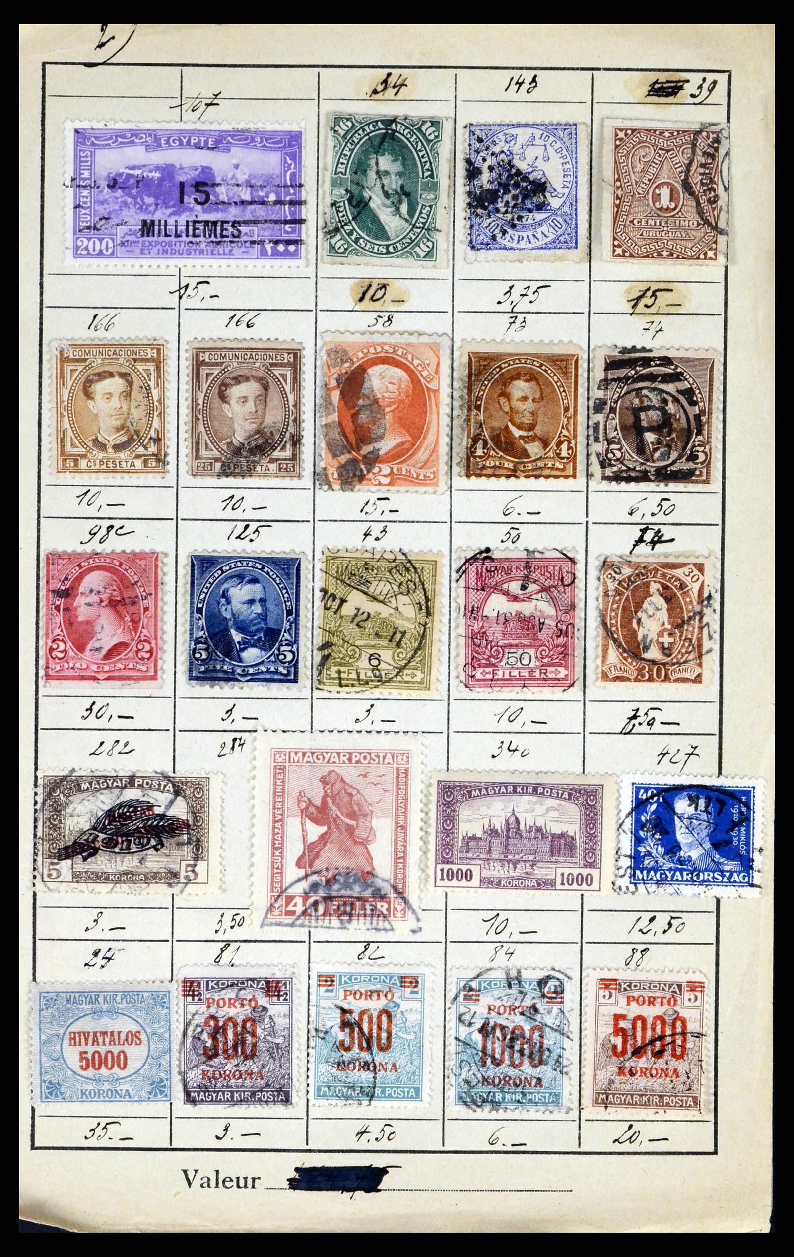 37280 009 - Postzegelverzameling 37280 Wereld klassiek 1840-1900.