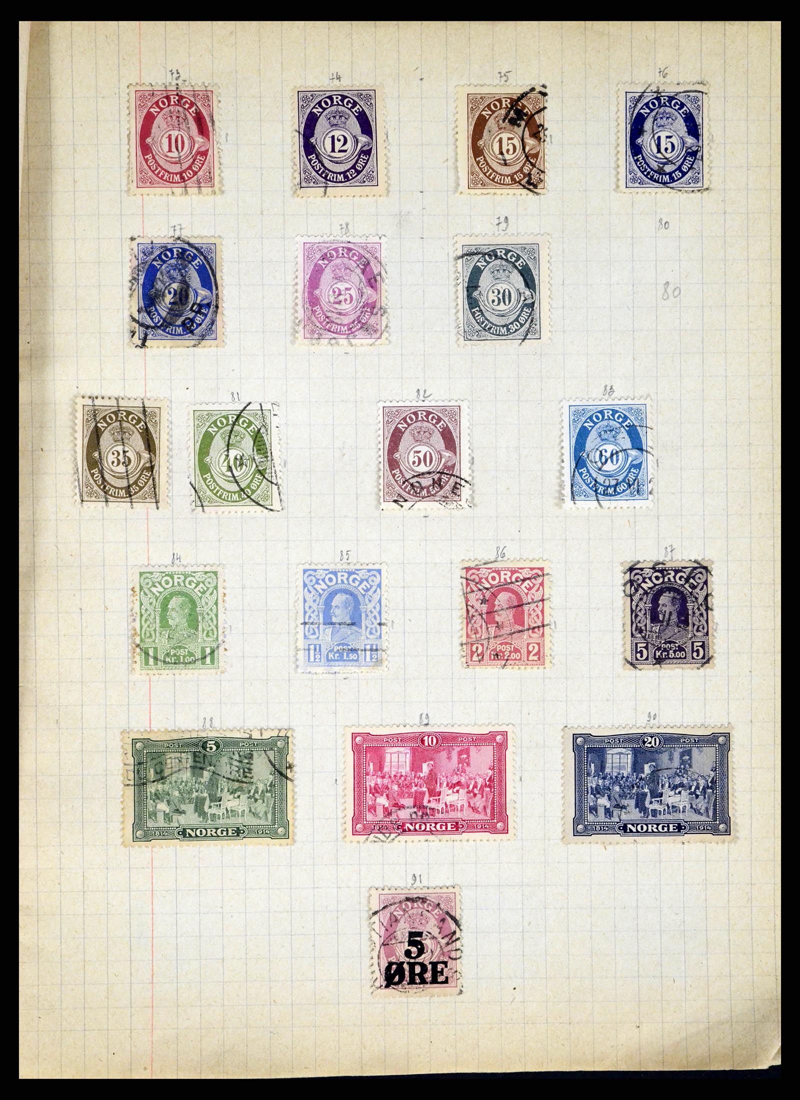 37280 015 - Postzegelverzameling 37280 Wereld klassiek 1840-1900.