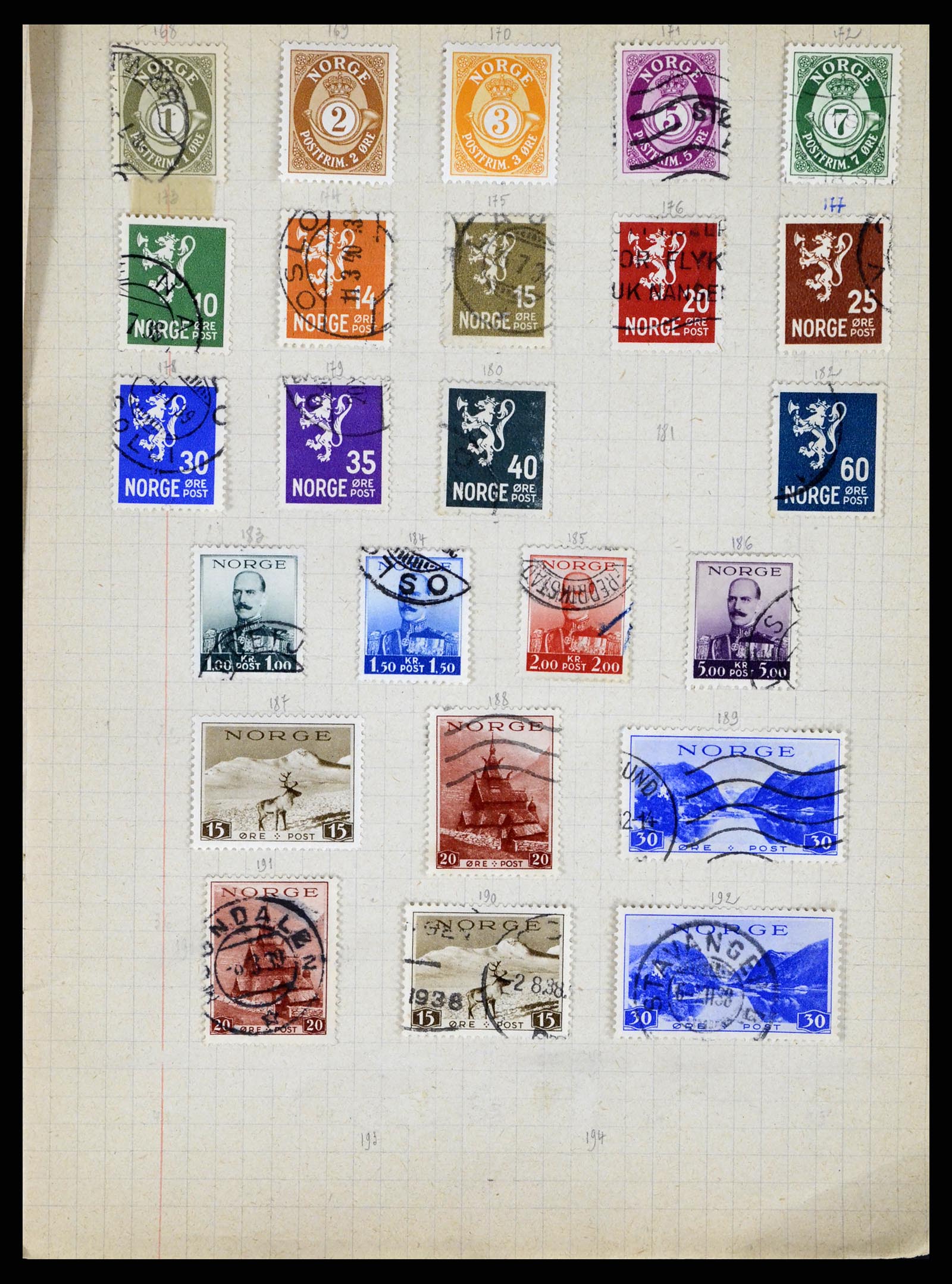 37280 019 - Postzegelverzameling 37280 Wereld klassiek 1840-1900.