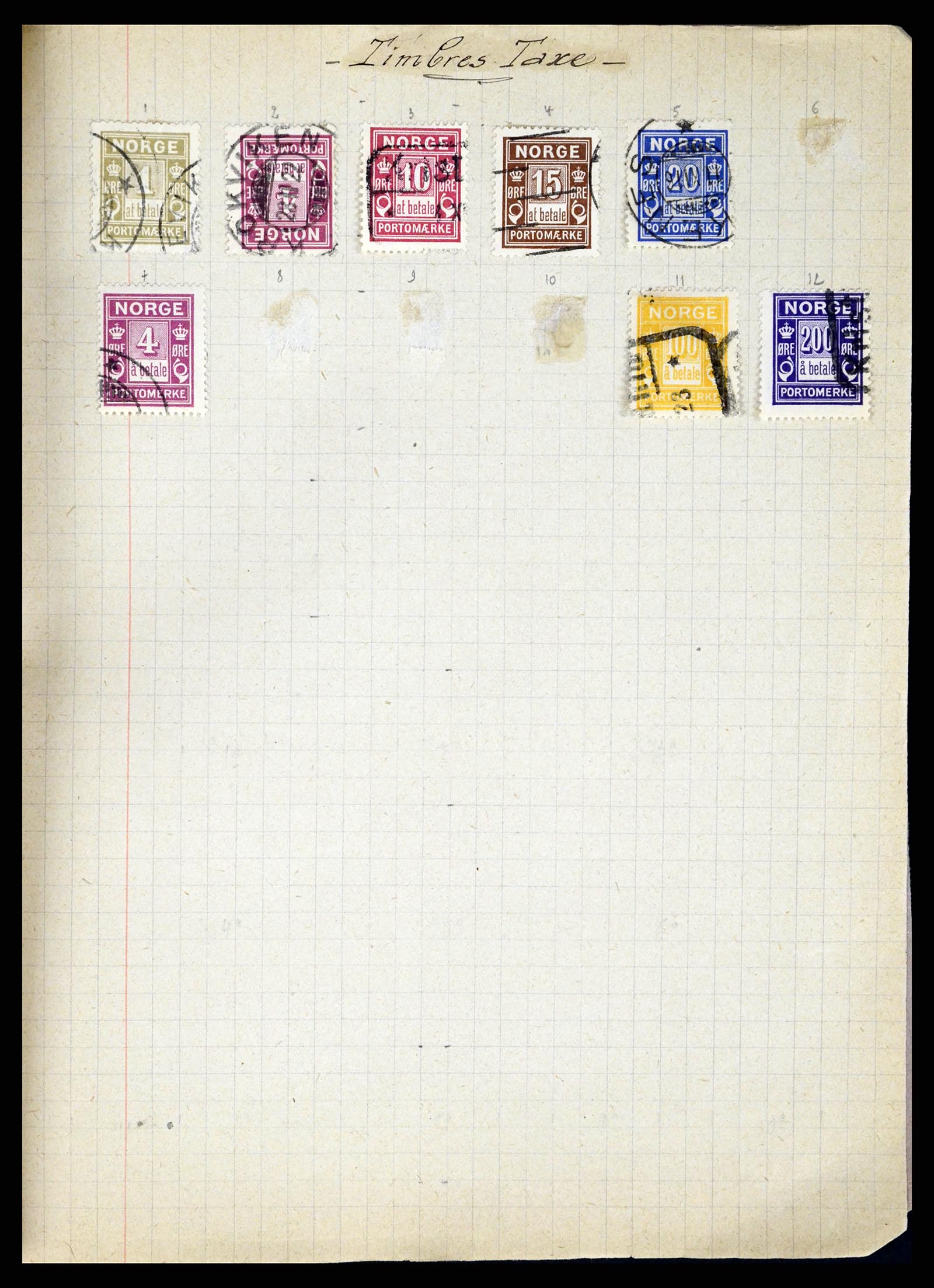 37280 025 - Postzegelverzameling 37280 Wereld klassiek 1840-1900.