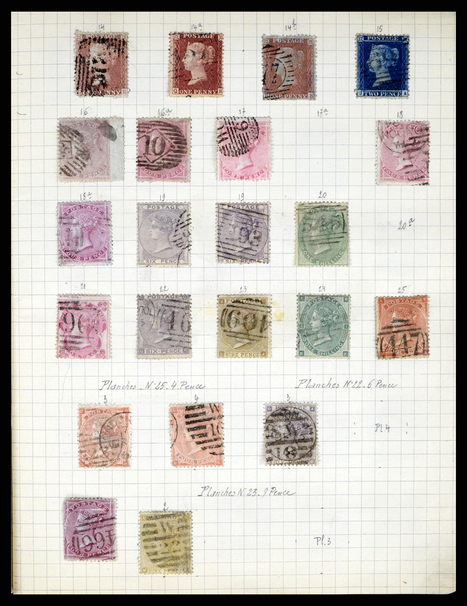 37280 032 - Postzegelverzameling 37280 Wereld klassiek 1840-1900.