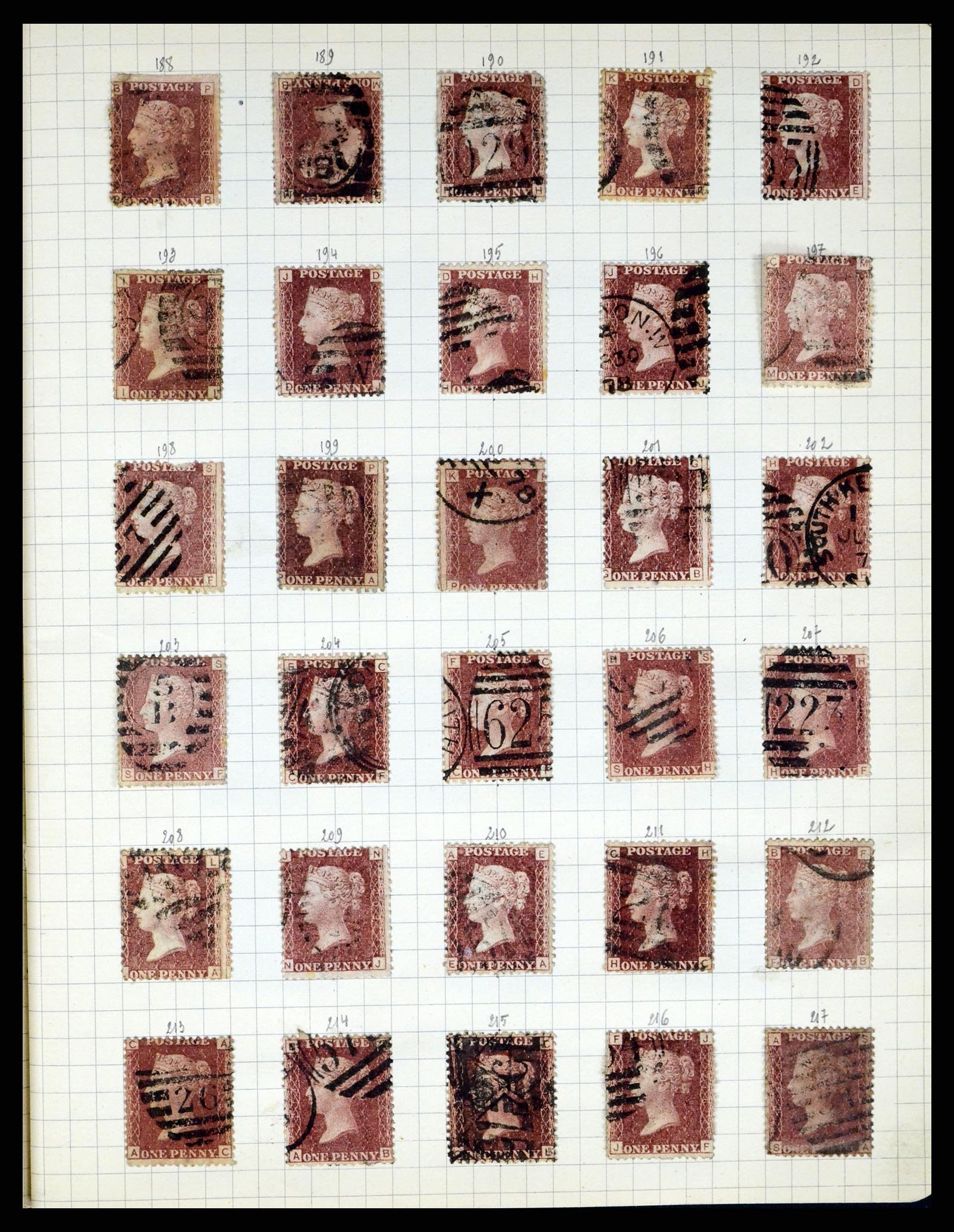 37280 037 - Postzegelverzameling 37280 Wereld klassiek 1840-1900.