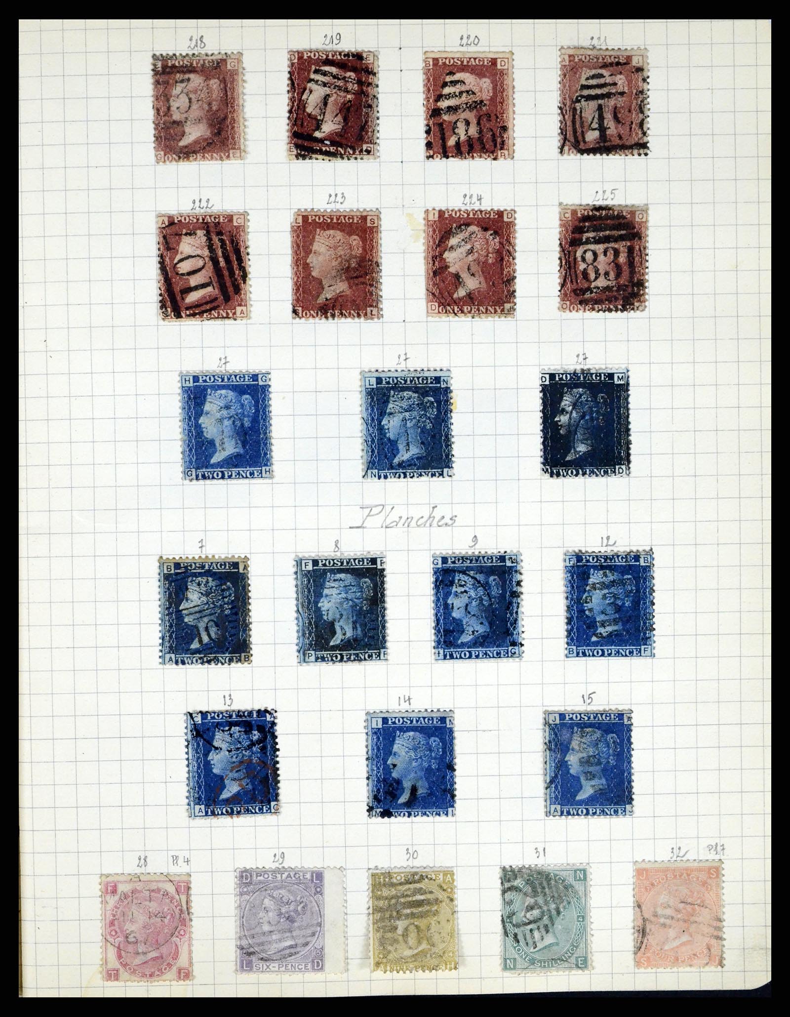 37280 038 - Postzegelverzameling 37280 Wereld klassiek 1840-1900.