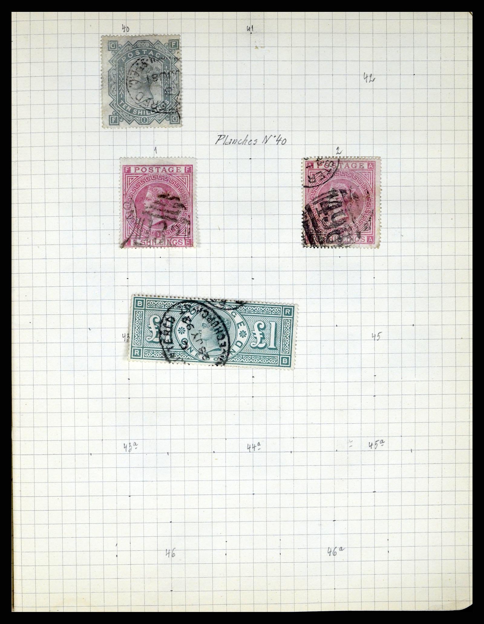 37280 042 - Postzegelverzameling 37280 Wereld klassiek 1840-1900.