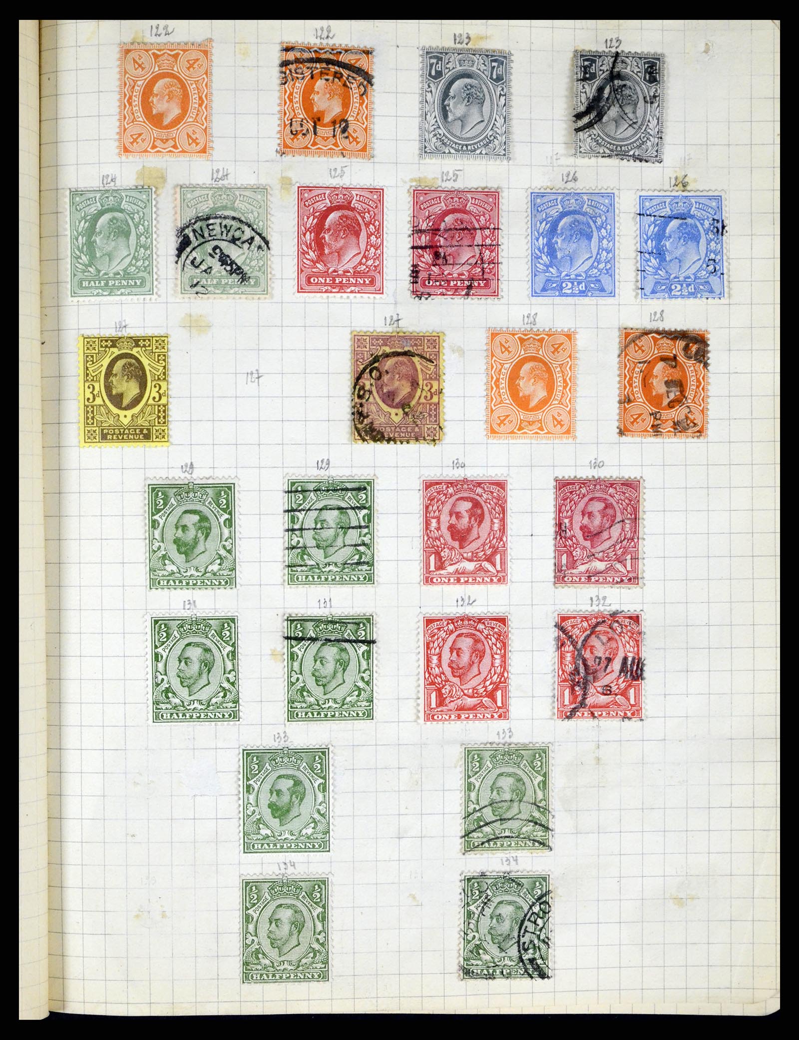 37280 052 - Postzegelverzameling 37280 Wereld klassiek 1840-1900.
