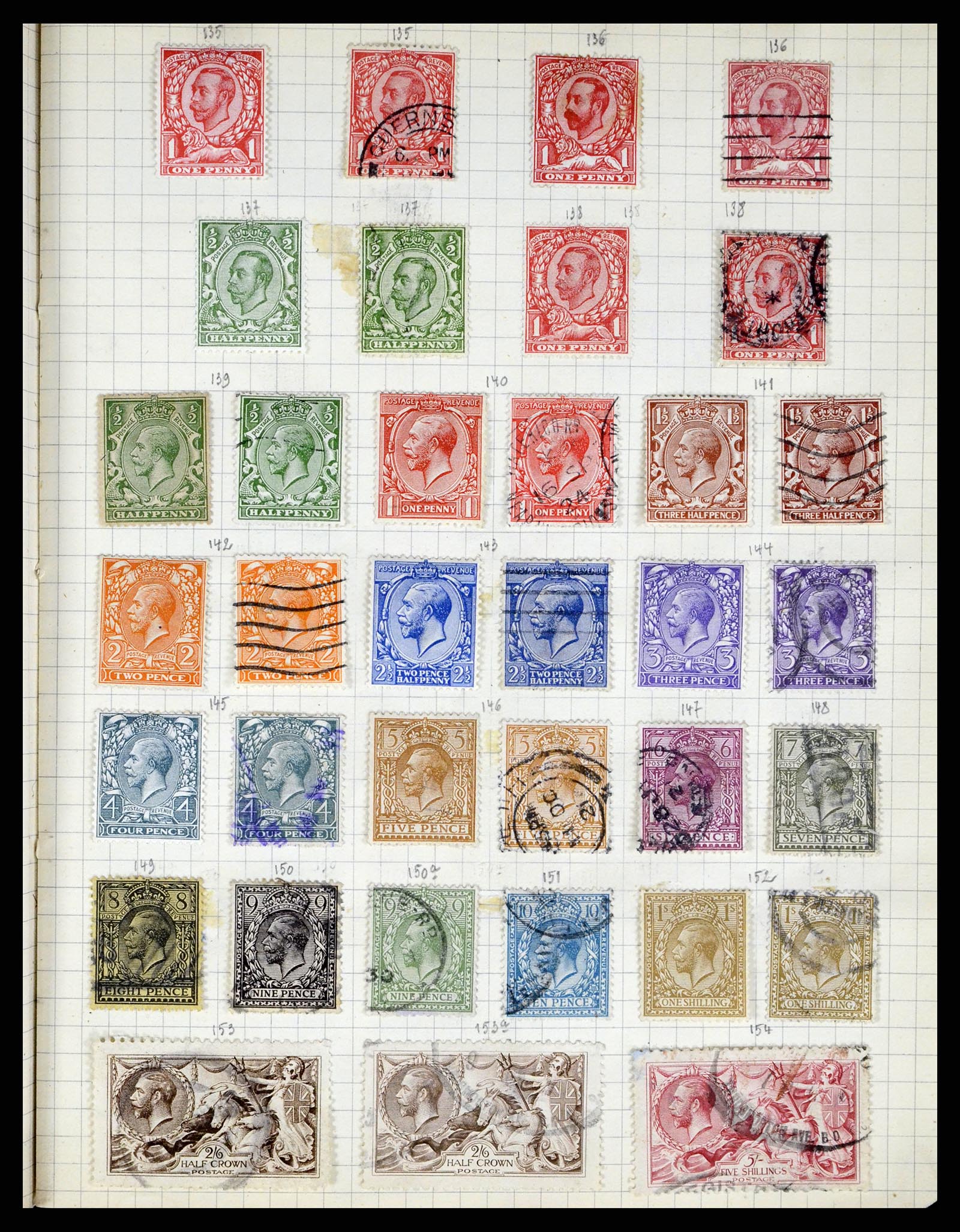 37280 053 - Postzegelverzameling 37280 Wereld klassiek 1840-1900.