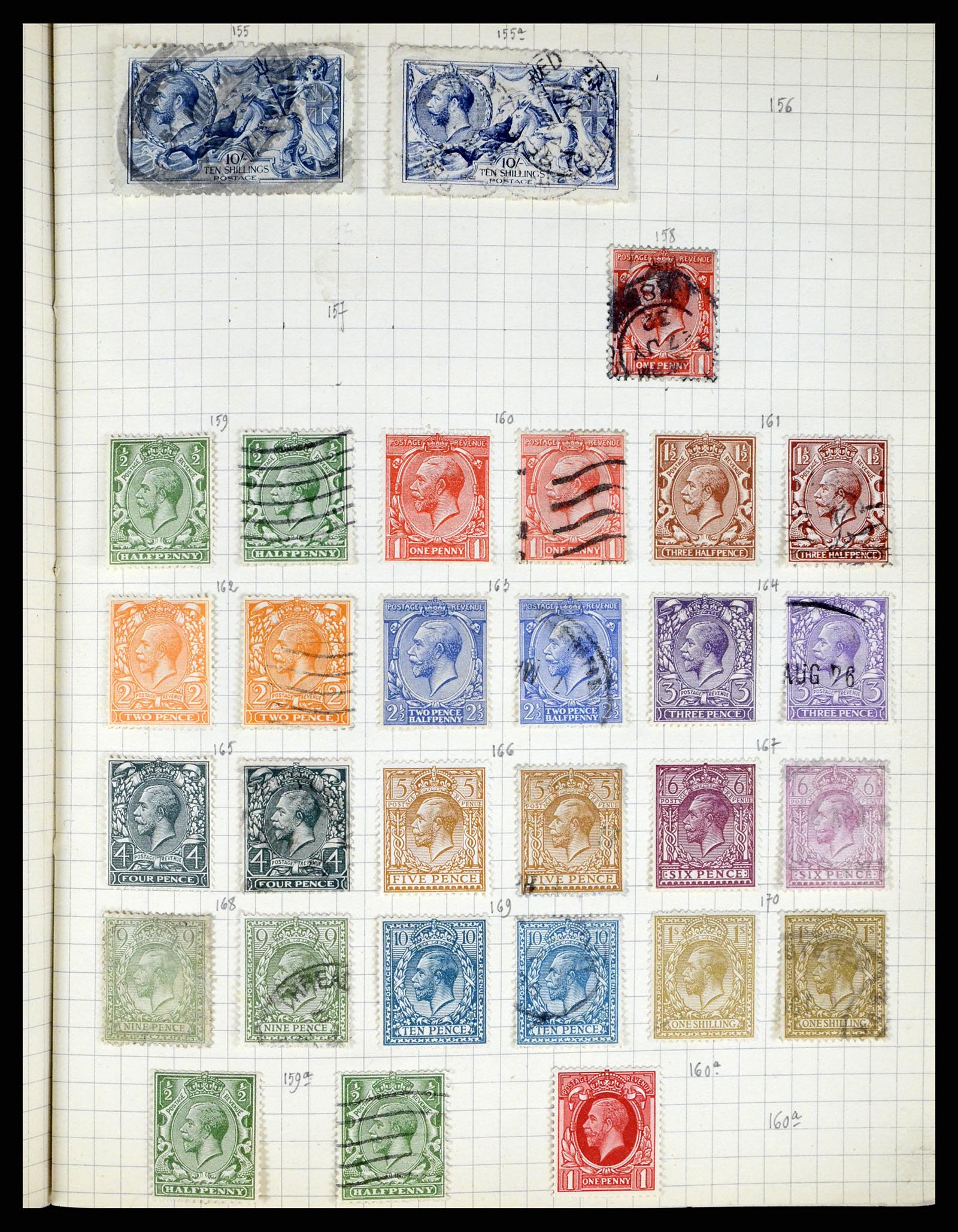 37280 054 - Postzegelverzameling 37280 Wereld klassiek 1840-1900.