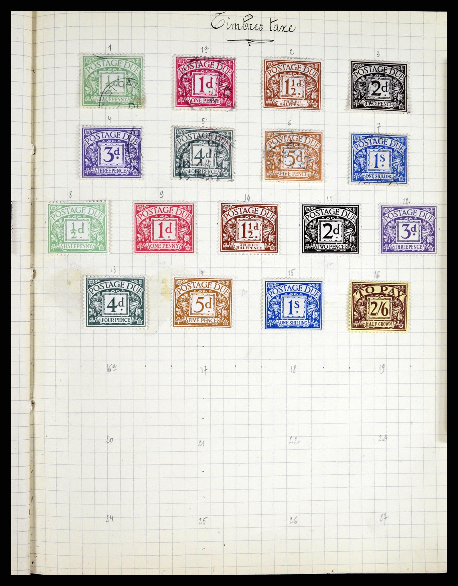 37280 065 - Postzegelverzameling 37280 Wereld klassiek 1840-1900.