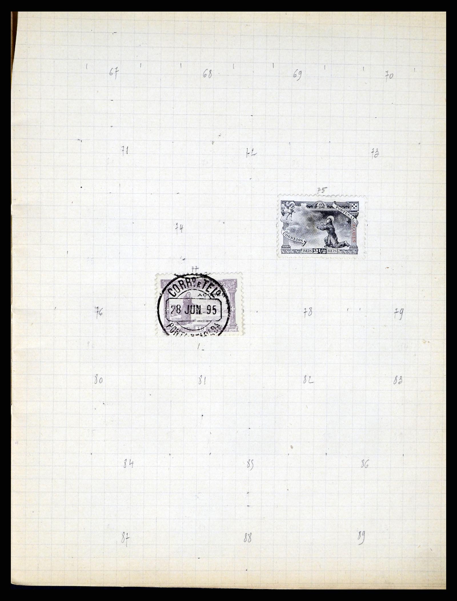 37280 084 - Postzegelverzameling 37280 Wereld klassiek 1840-1900.
