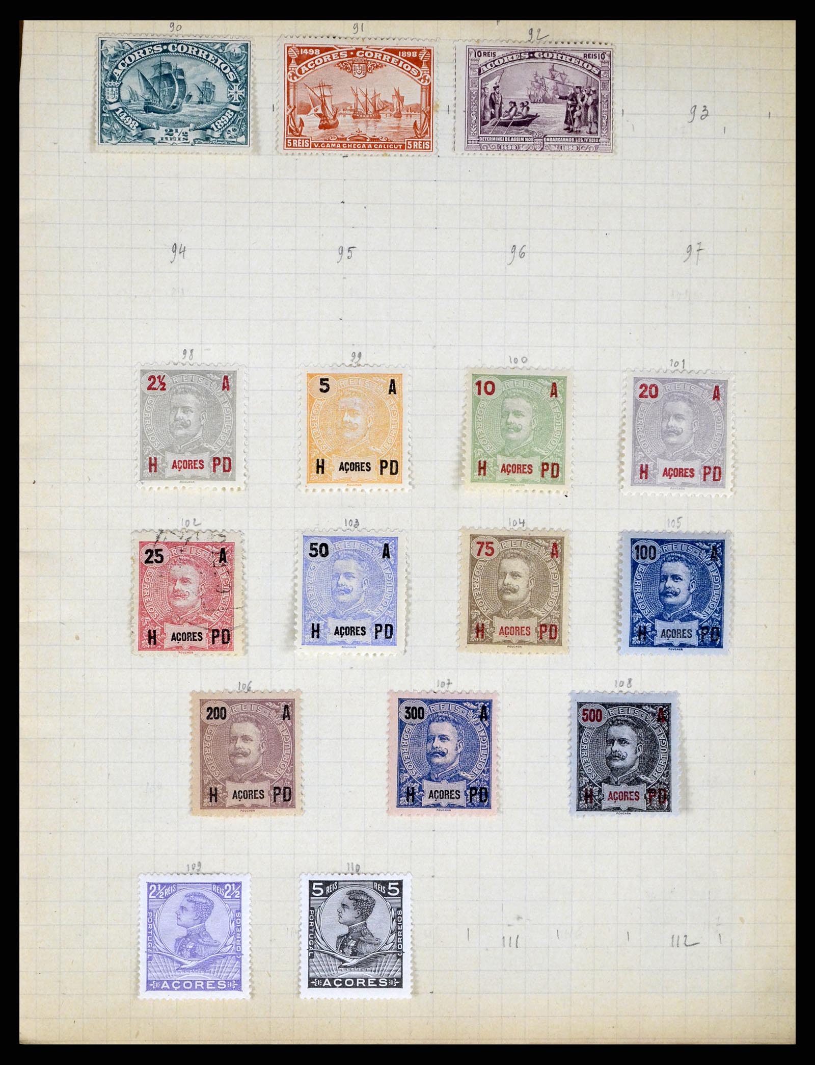 37280 085 - Postzegelverzameling 37280 Wereld klassiek 1840-1900.