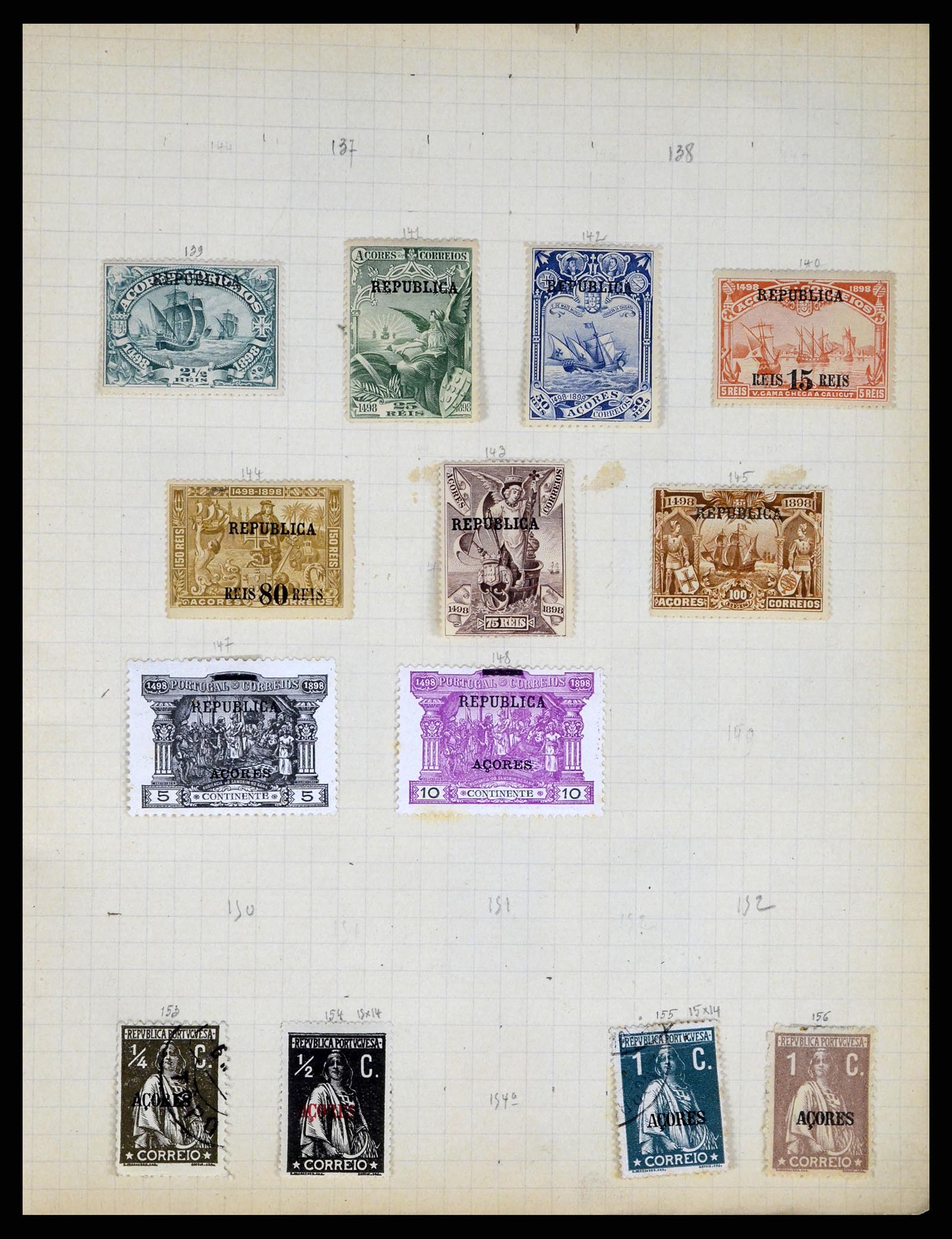 37280 087 - Postzegelverzameling 37280 Wereld klassiek 1840-1900.