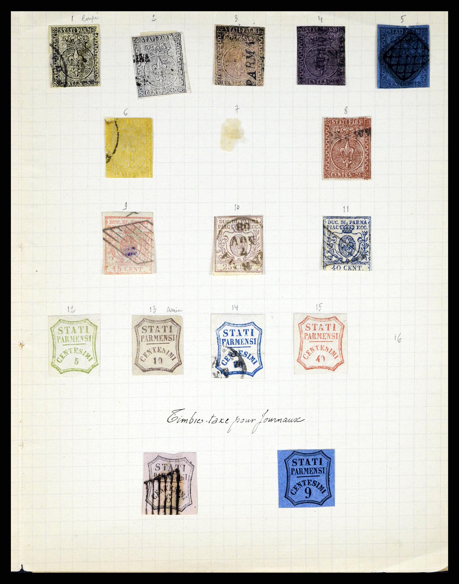 37280 099 - Postzegelverzameling 37280 Wereld klassiek 1840-1900.