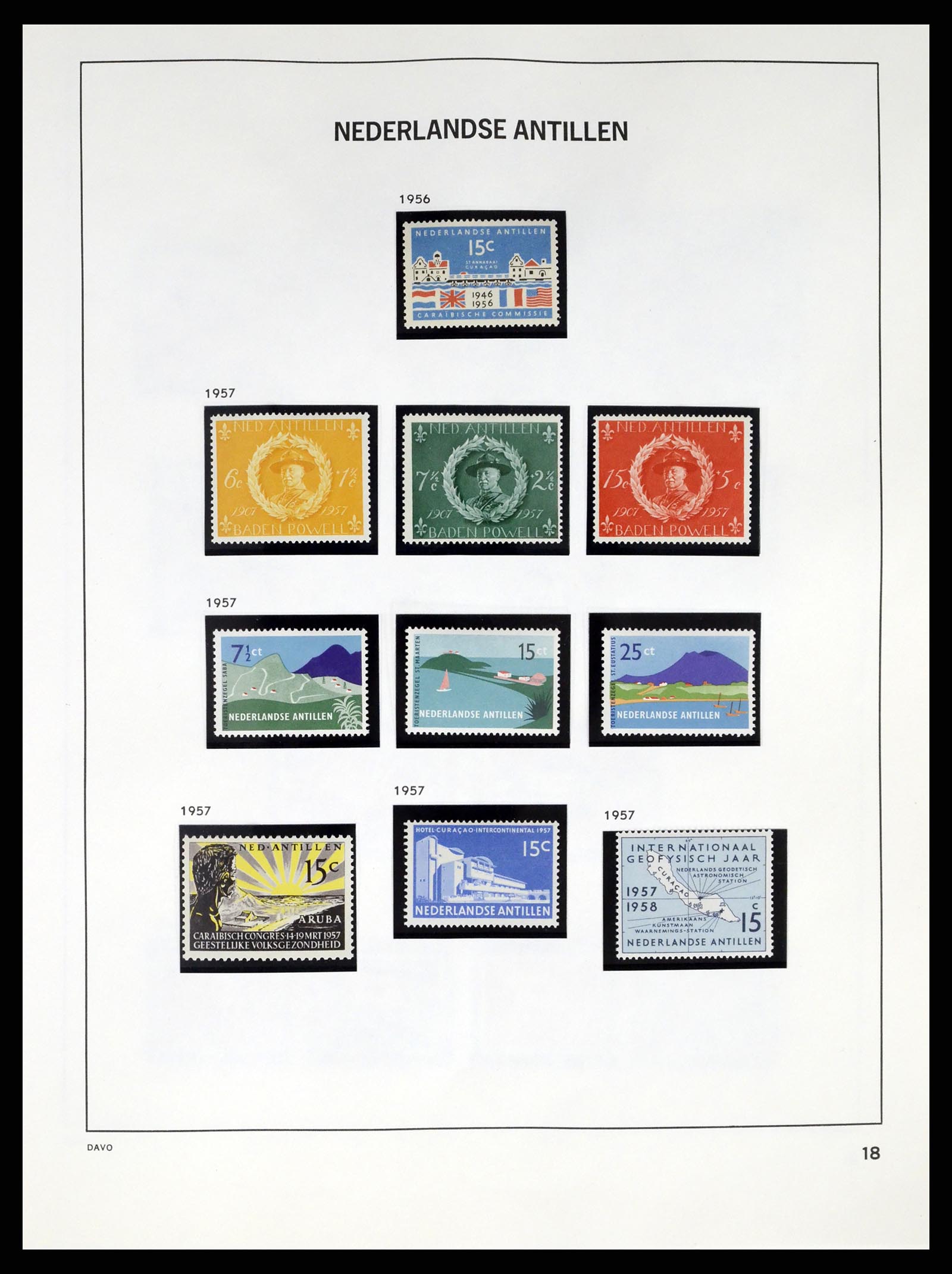 37282 004 - Postzegelverzameling 37282 Overzeese Gebiedsdelen tot 2009.