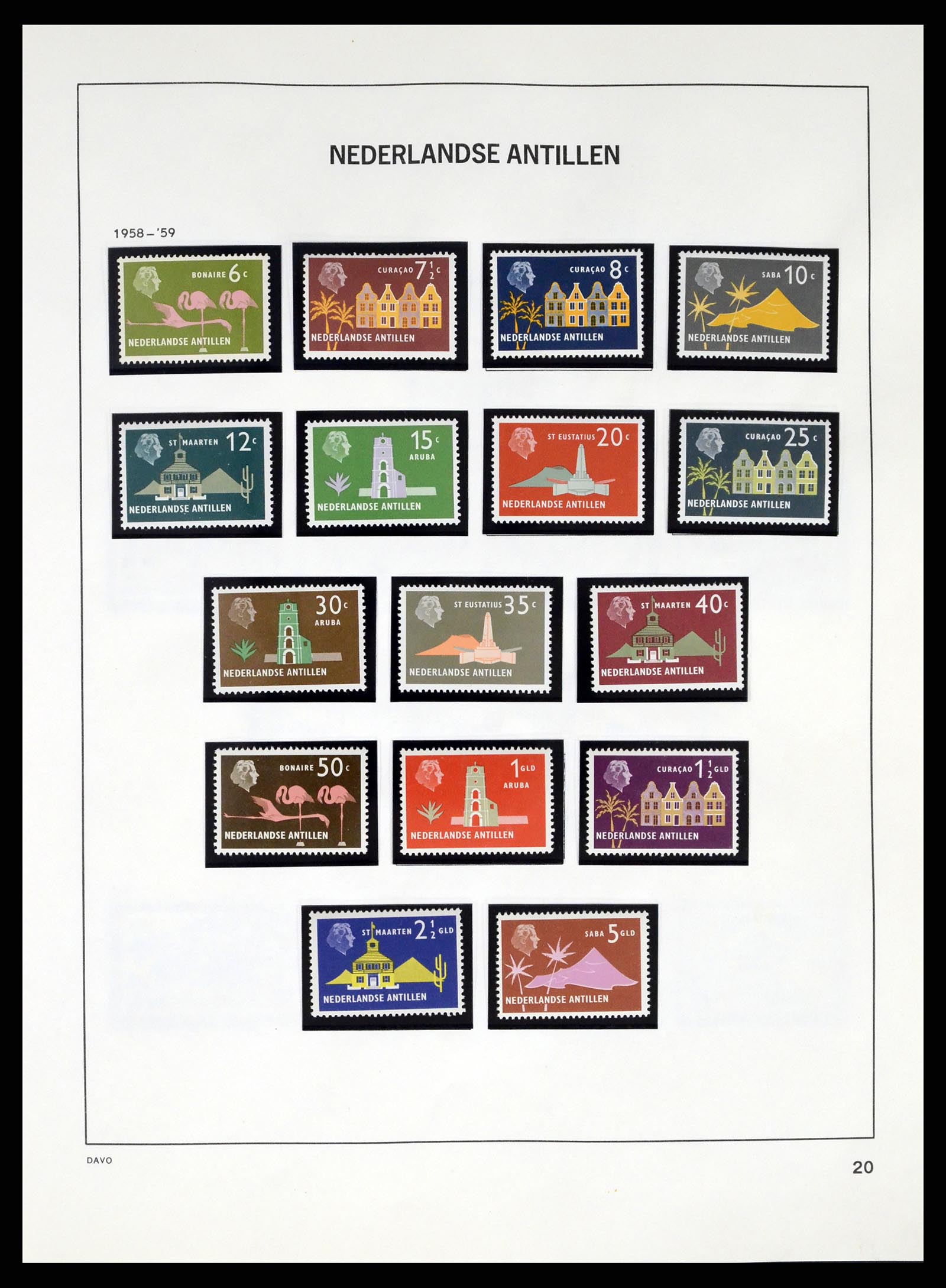 37282 006 - Stamp collection 37282 Dutch territories till 2009.