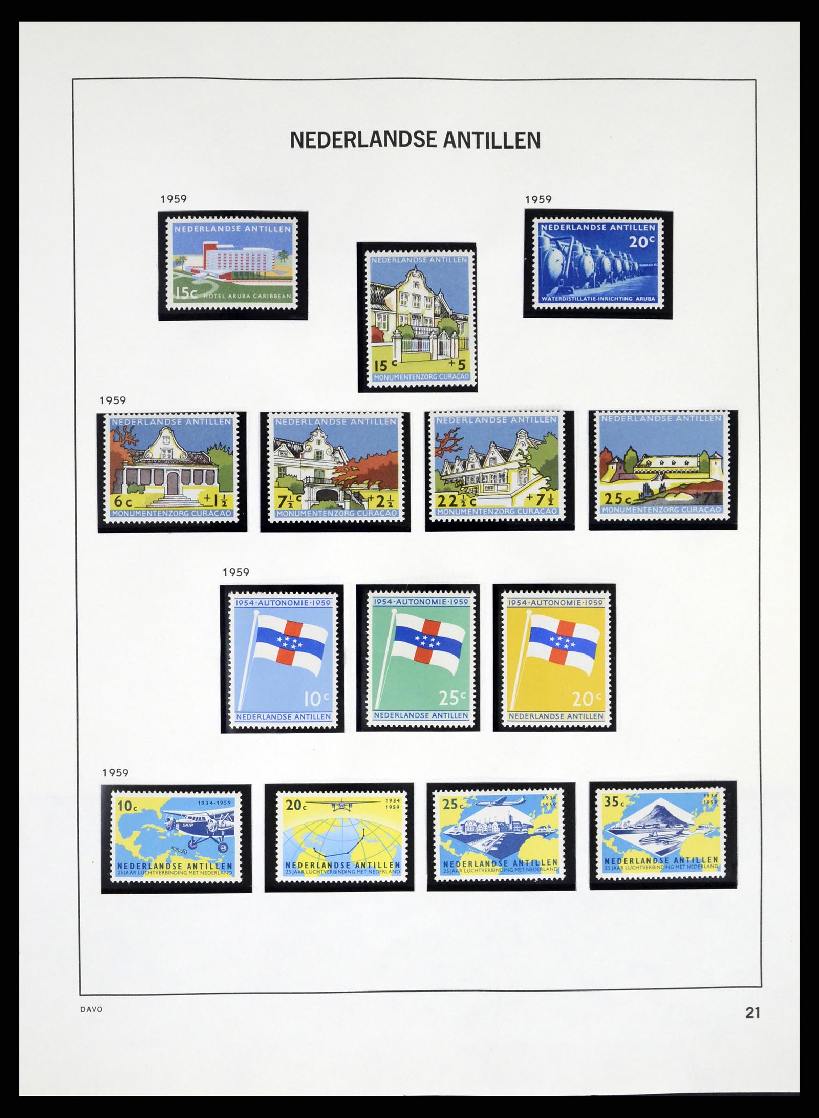 37282 007 - Postzegelverzameling 37282 Overzeese Gebiedsdelen tot 2009.