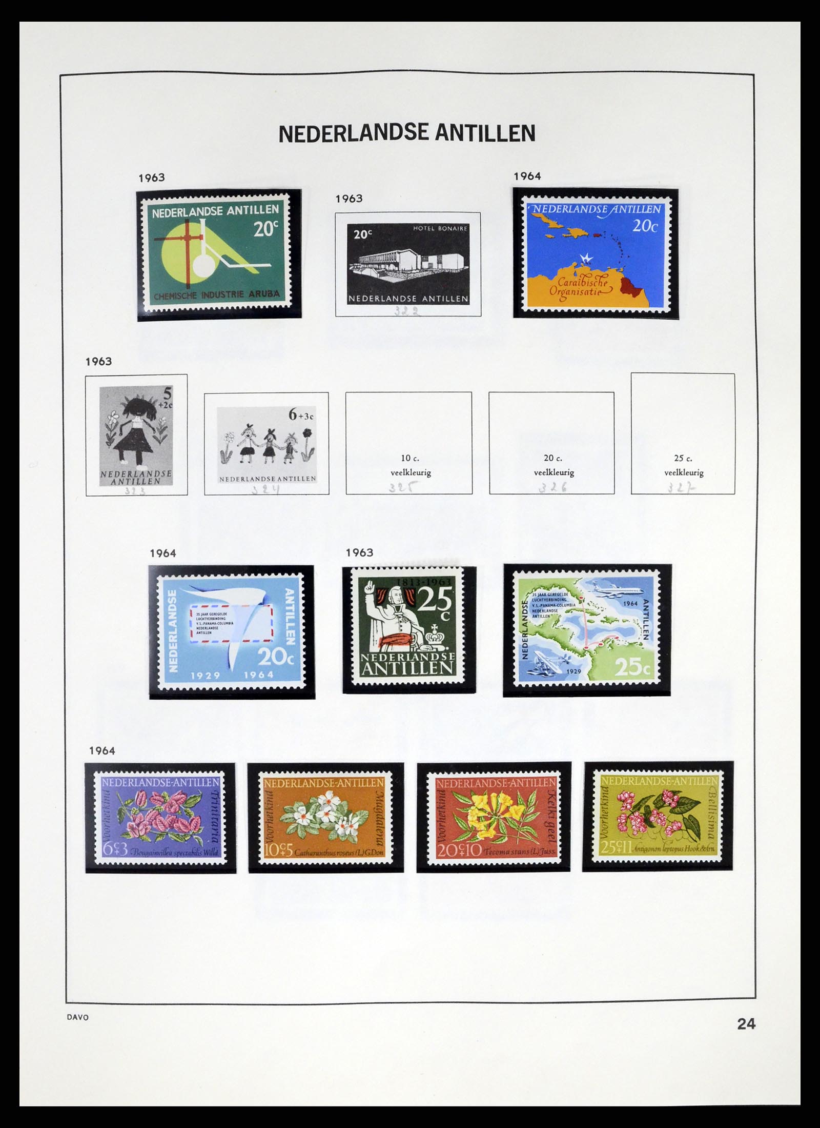 37282 011 - Postzegelverzameling 37282 Overzeese Gebiedsdelen tot 2009.