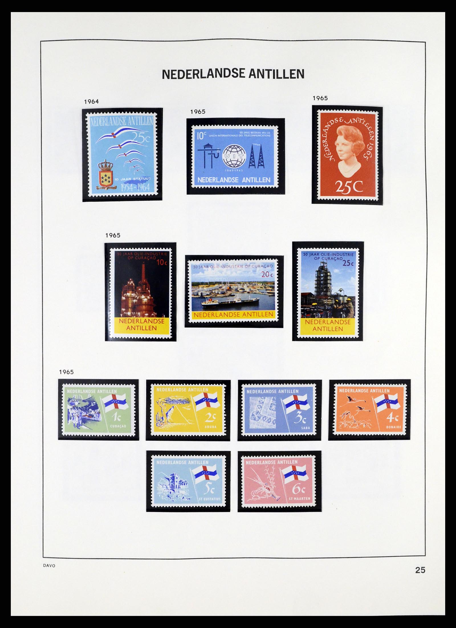 37282 012 - Postzegelverzameling 37282 Overzeese Gebiedsdelen tot 2009.
