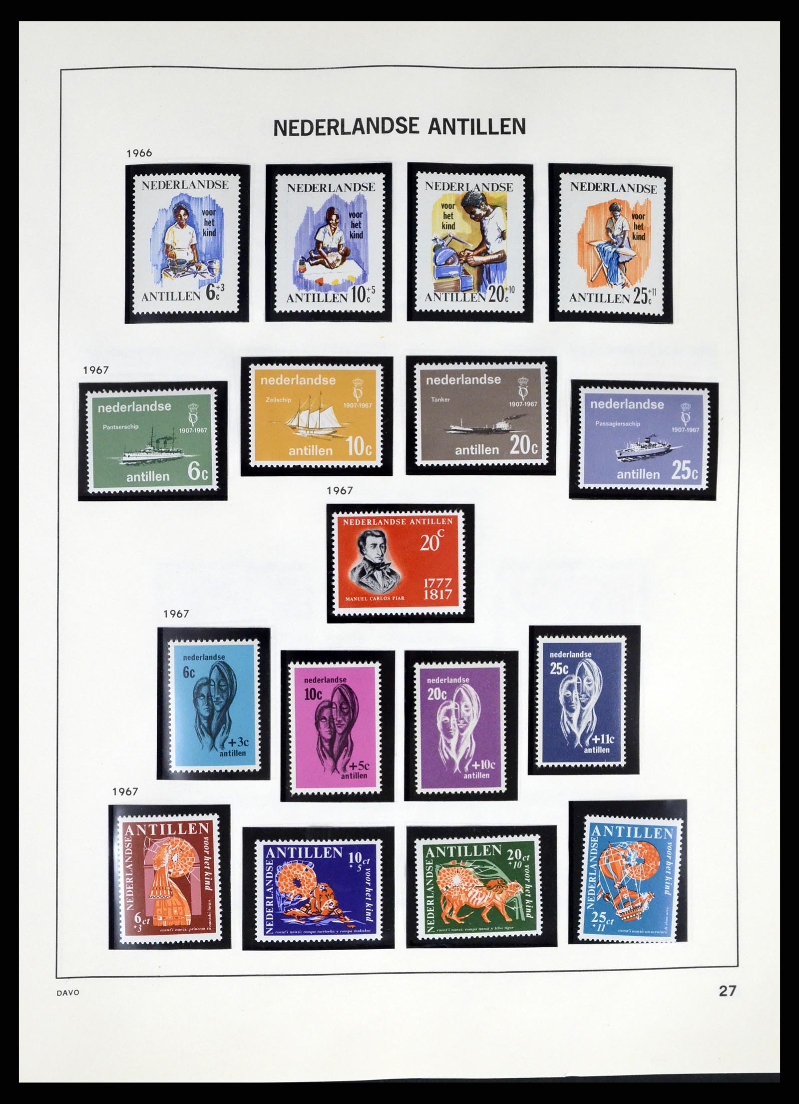 37282 014 - Stamp collection 37282 Dutch territories till 2009.