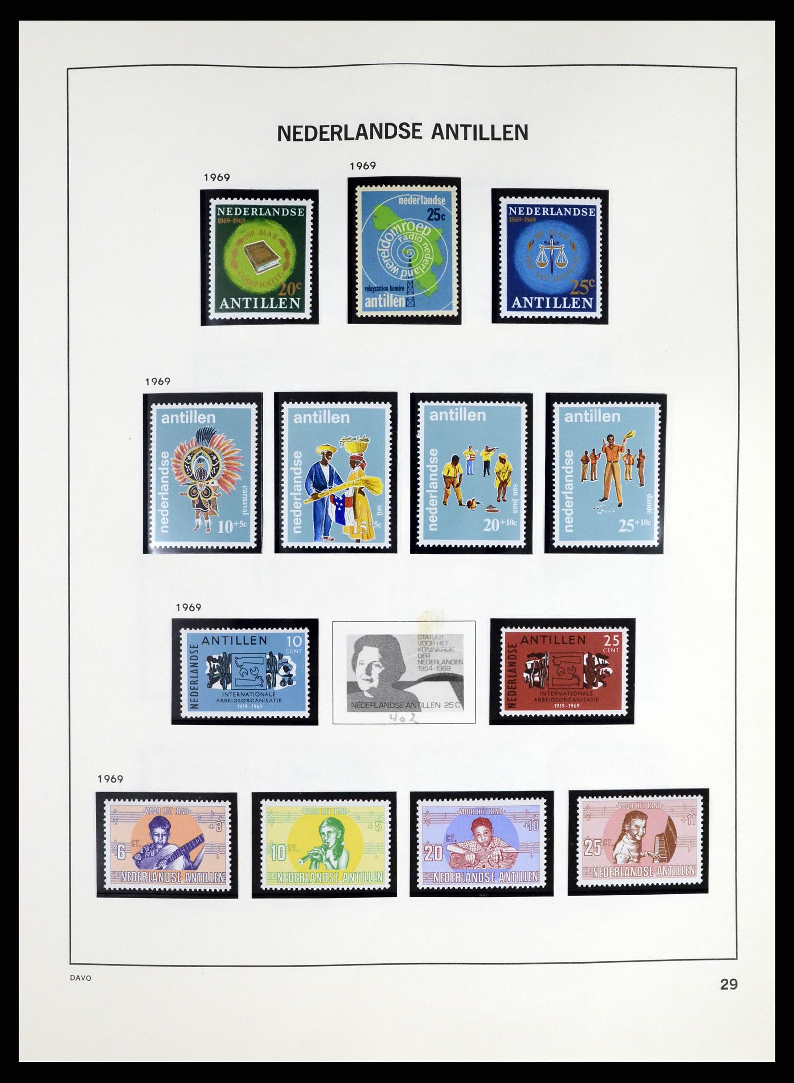 37282 016 - Postzegelverzameling 37282 Overzeese Gebiedsdelen tot 2009.