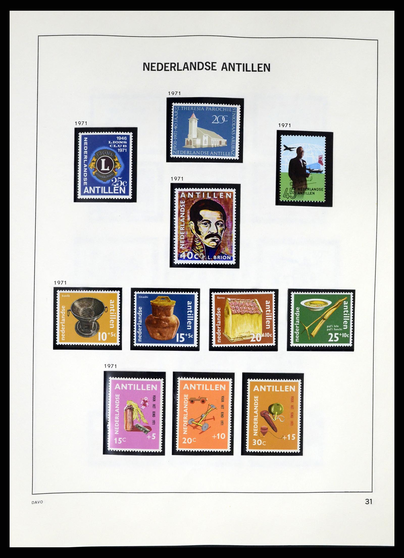 37282 018 - Postzegelverzameling 37282 Overzeese Gebiedsdelen tot 2009.