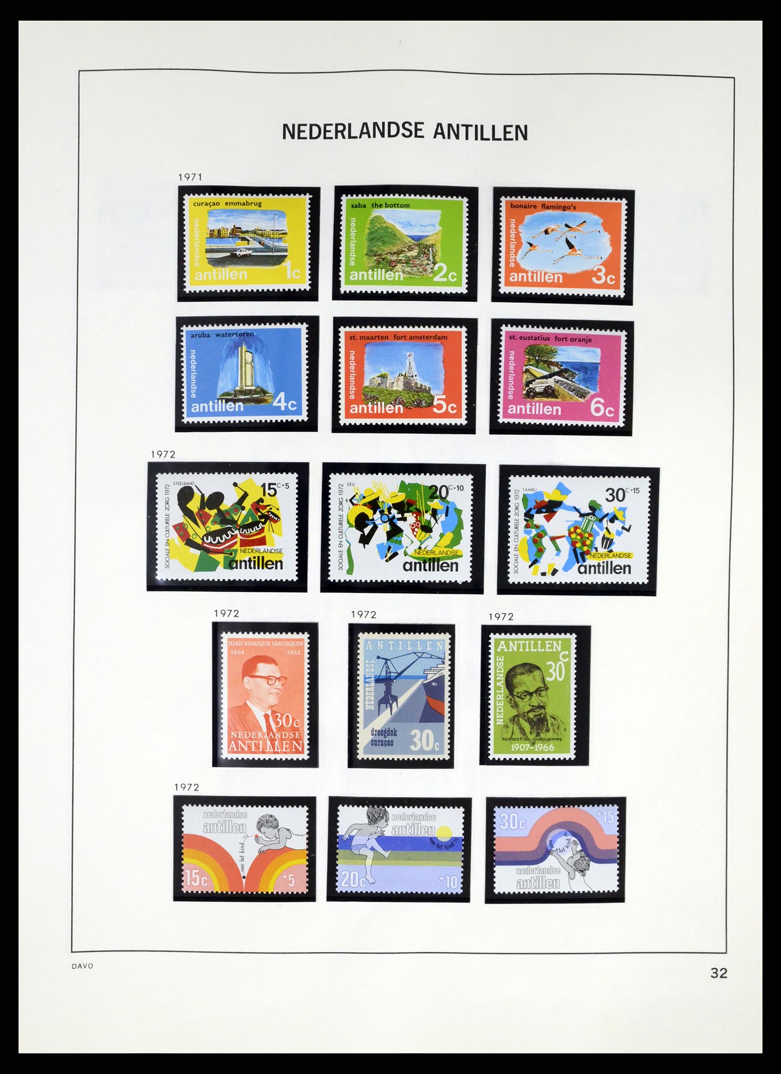 37282 019 - Postzegelverzameling 37282 Overzeese Gebiedsdelen tot 2009.