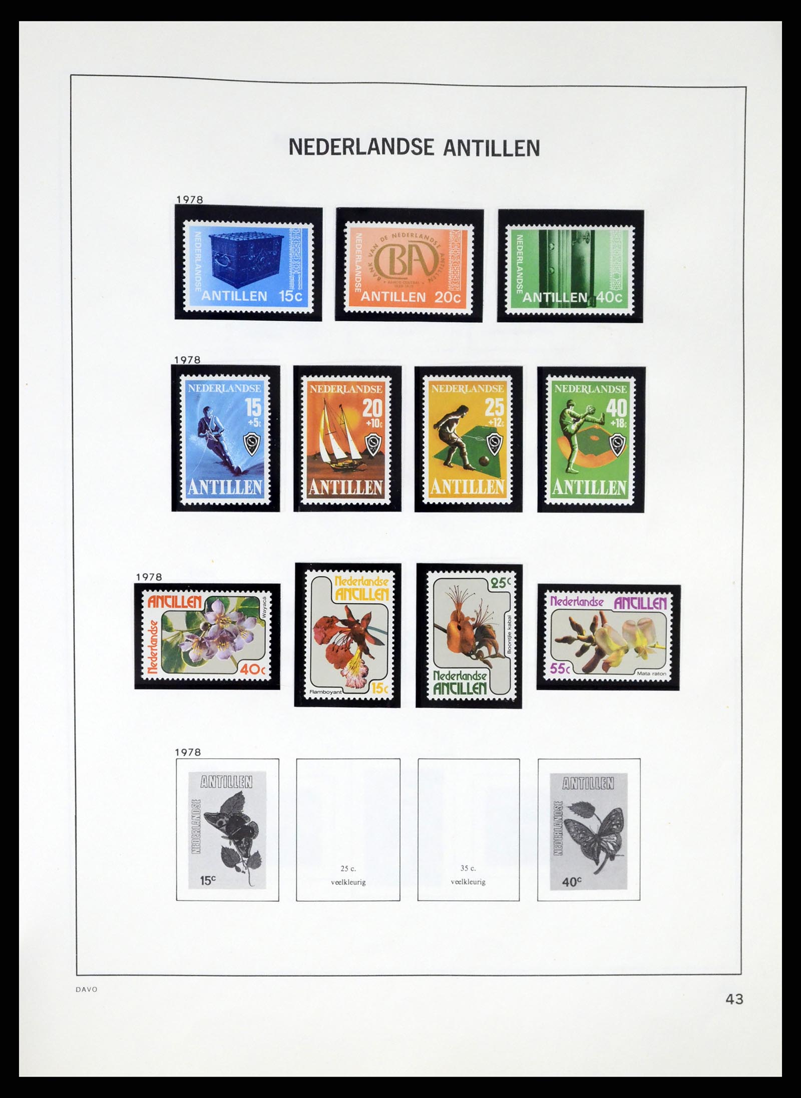 37282 030 - Postzegelverzameling 37282 Overzeese Gebiedsdelen tot 2009.